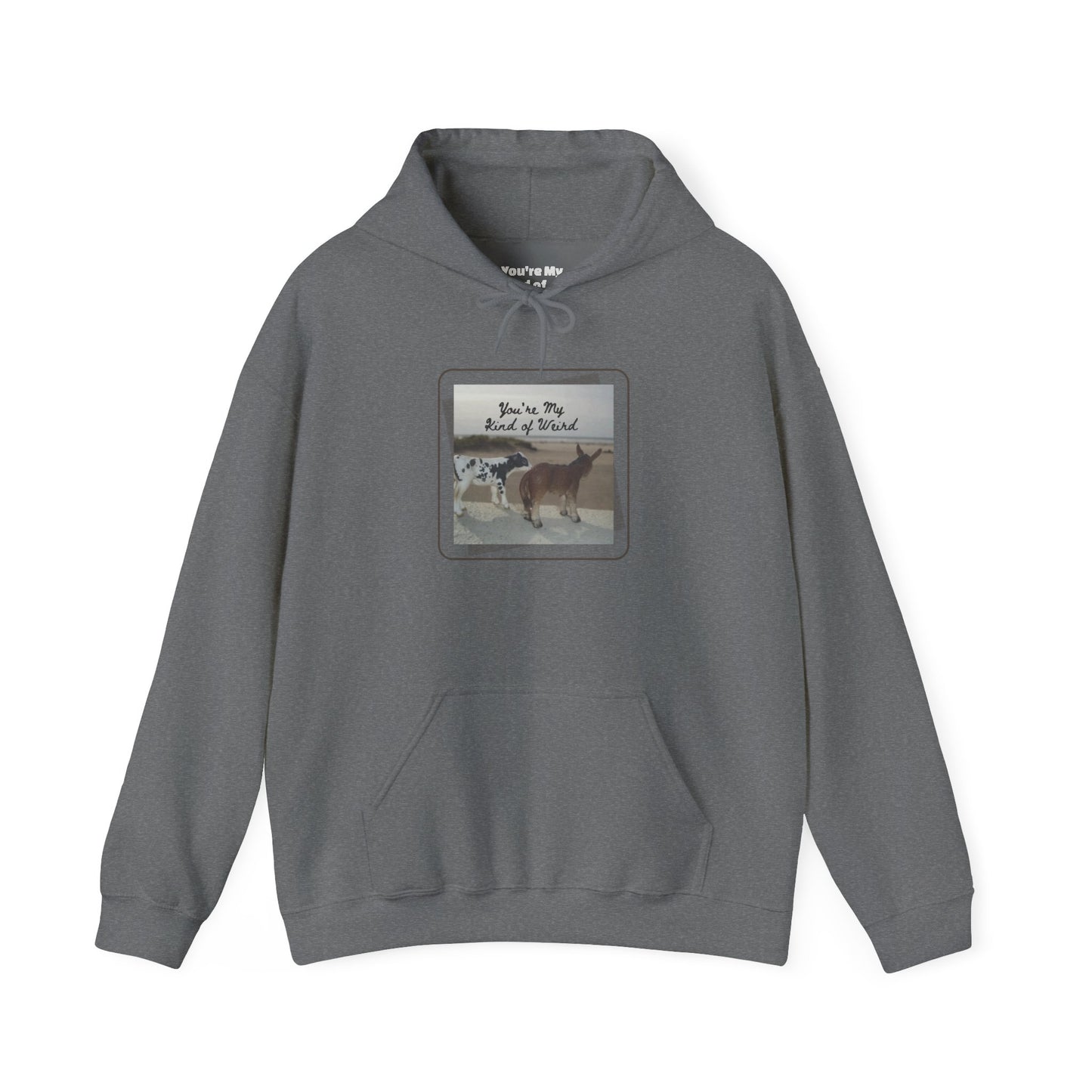 Cozy Fleece Hoodie with Three-Panel Design, Animal Lover Gift, Casual Wear, Graphic Sweatshirt, Winter Apparel