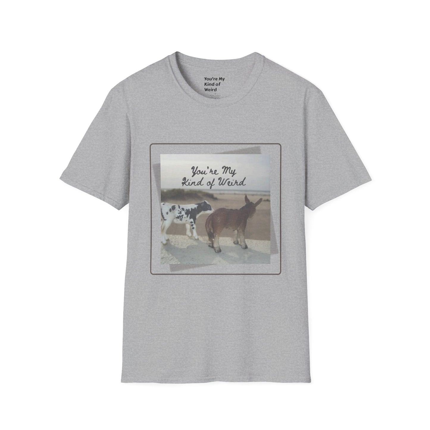 You're My Kind of Weird T-shirt, Fun Gift for Friends, Casual Wear, Eco-Friendly Clothing