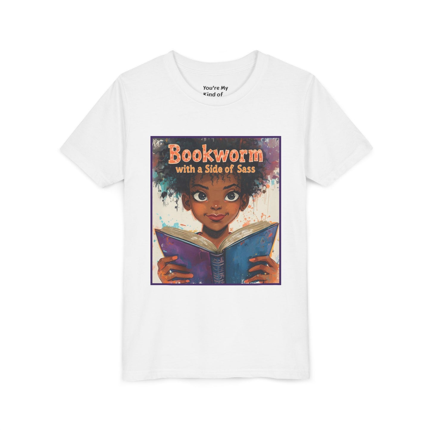 Kids Bookworm Sass Tee, Fun T-Shirt for Young Readers, Gift for Book Lovers, Back to School Apparel, Cute Kid's Graphic Tee