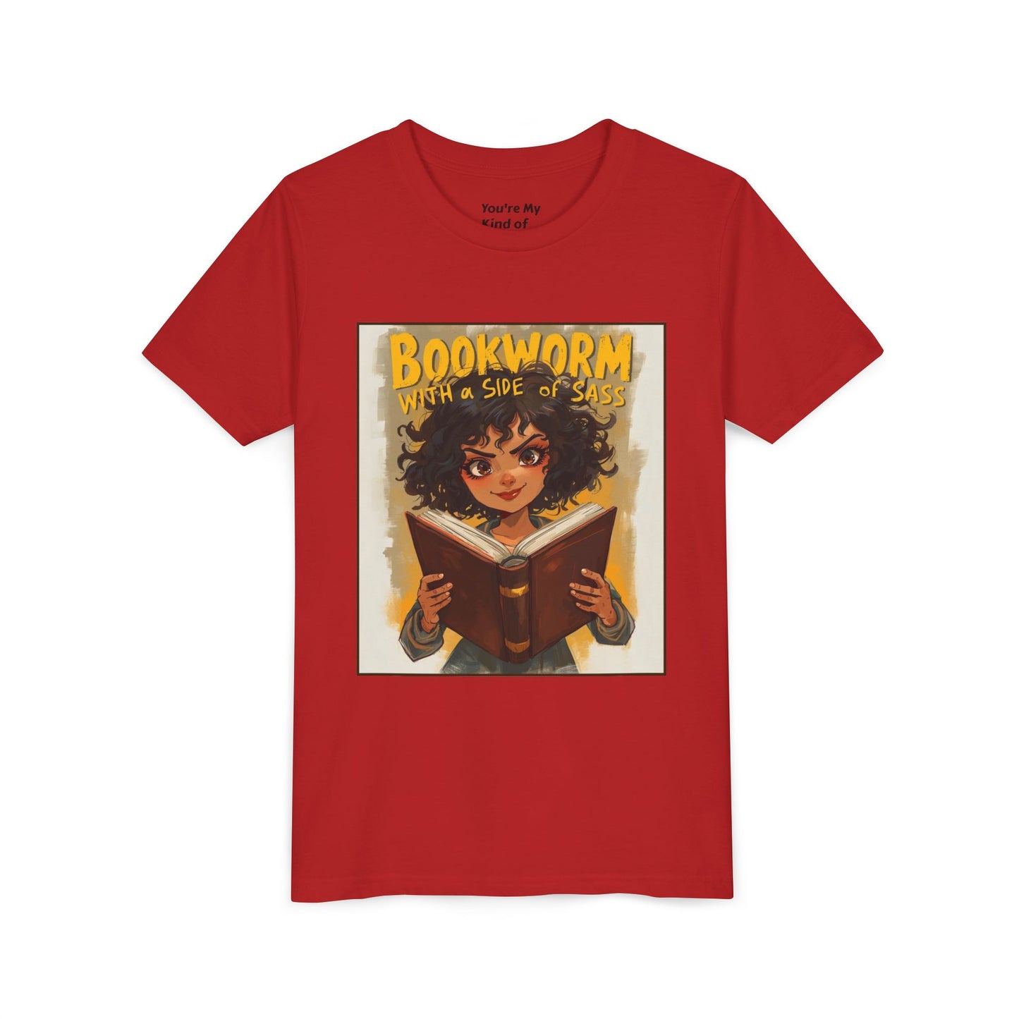 Kids Bookworm Sass Tee, Fun T-Shirt for Young Readers, Gift for Book Lovers, Back to School Apparel, Cute Kid's Graphic Tee
