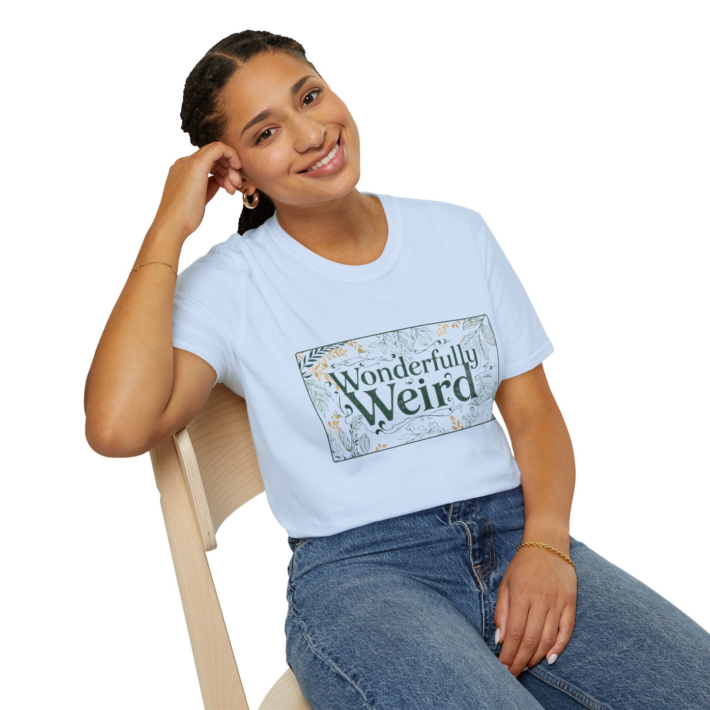 Wonderfully Weird Unisex Softstyle T-Shirt - Unique Gift, Quirky Apparel, Fun Statement Tee, Casual Wear, Everyday Comfort