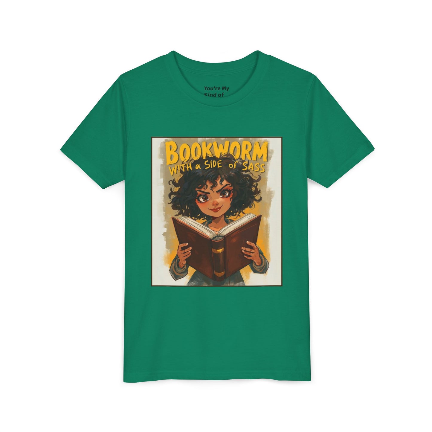 Kids Bookworm Sass Tee, Fun T-Shirt for Young Readers, Gift for Book Lovers, Back to School Apparel, Cute Kid's Graphic Tee