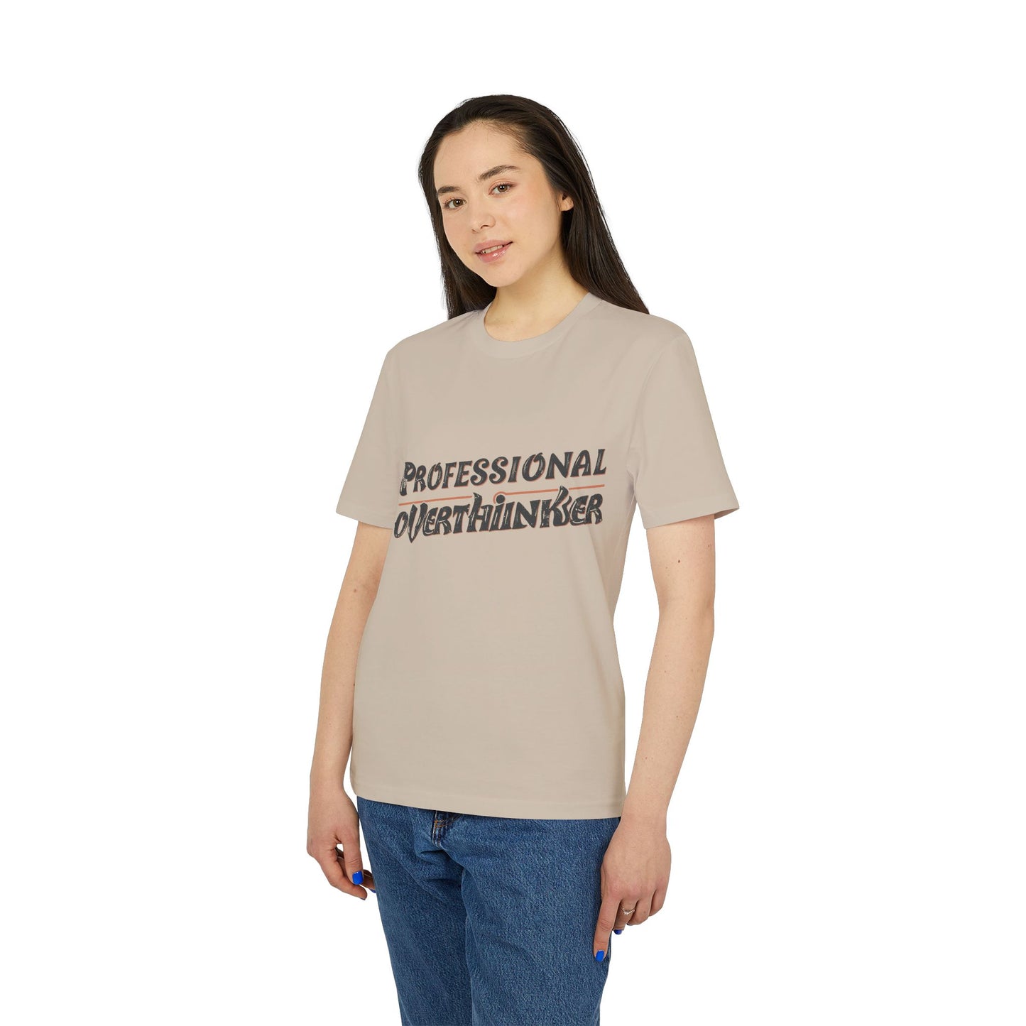 Professional Overthinker Unisex T-shirt, Creative Humor Tee, Gift for Thinkers, Casual Wear, Perfect for Birthdays, Friends, Relaxed Style