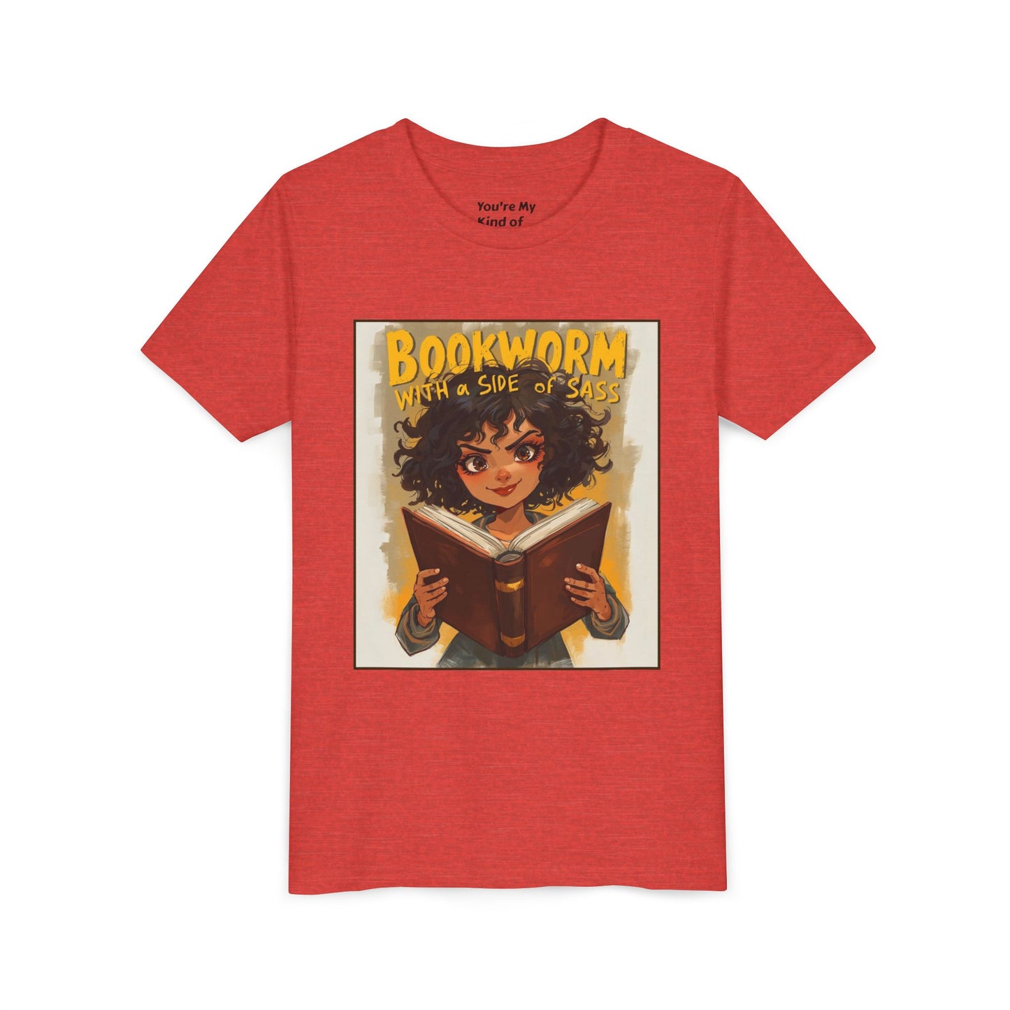 Kids Bookworm Sass Tee, Fun T-Shirt for Young Readers, Gift for Book Lovers, Back to School Apparel, Cute Kid's Graphic Tee