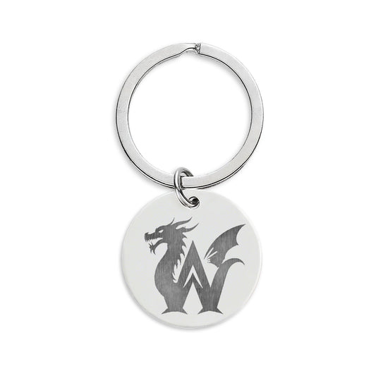 Custom DnD Keychain | Personalized Double Sided Engraved Keyring - You're My Kind of Weird
