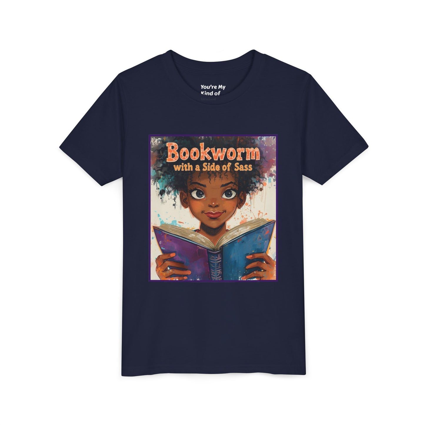 Kids Bookworm Sass Tee, Fun T-Shirt for Young Readers, Gift for Book Lovers, Back to School Apparel, Cute Kid's Graphic Tee