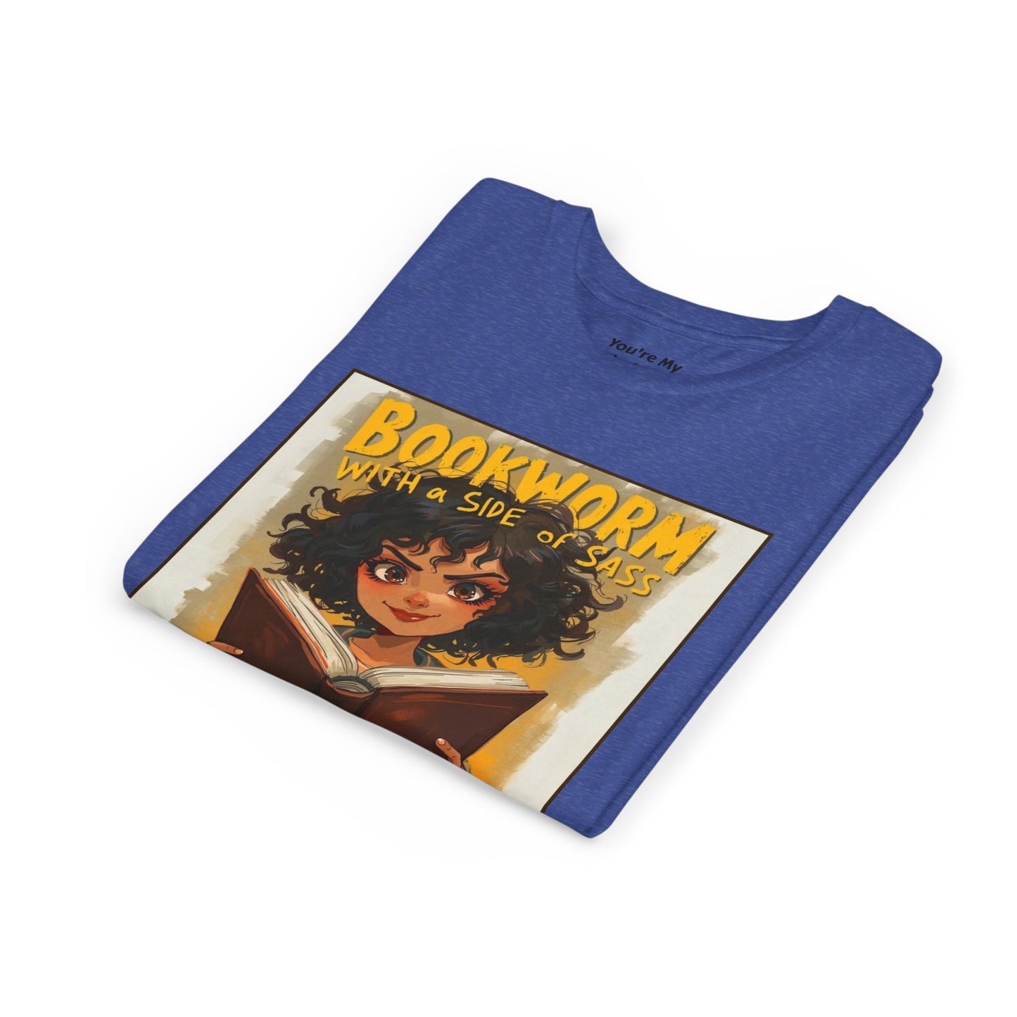 Kids Bookworm Sass Tee, Fun T-Shirt for Young Readers, Gift for Book Lovers, Back to School Apparel, Cute Kid's Graphic Tee