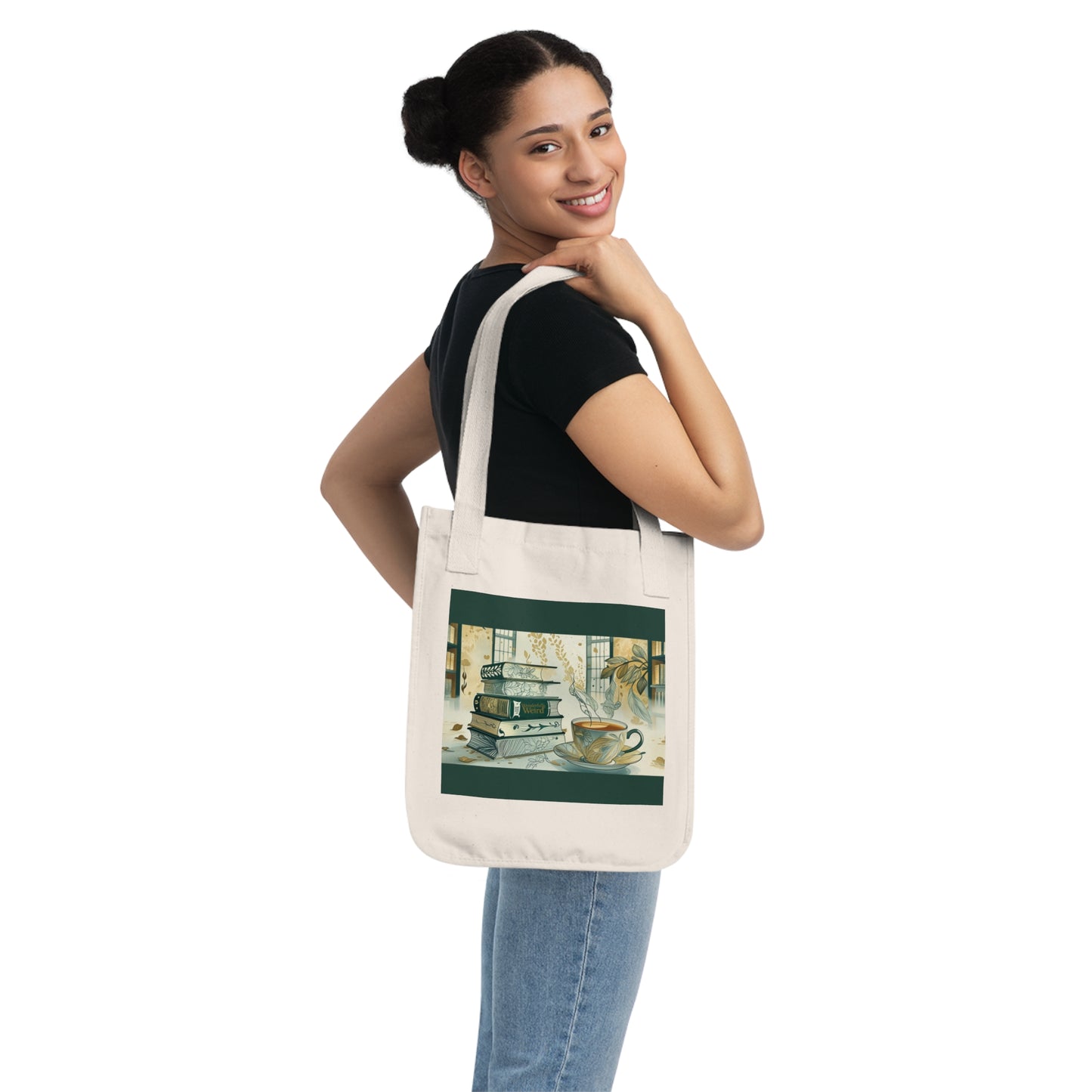 Cozy Read Tote Bag | Book Lover's Bag for Library Trips, Eco-Friendly Shopping, Gift Idea for Readers, Coffee Lovers