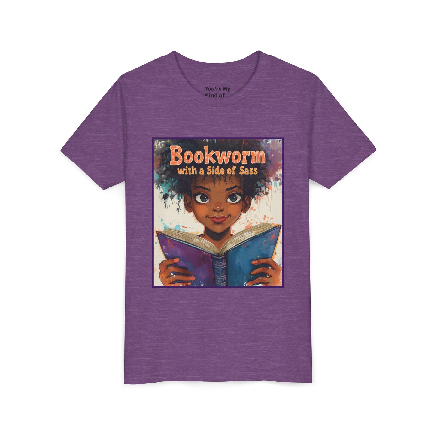Kids Bookworm Sass Tee, Fun T-Shirt for Young Readers, Gift for Book Lovers, Back to School Apparel, Cute Kid's Graphic Tee