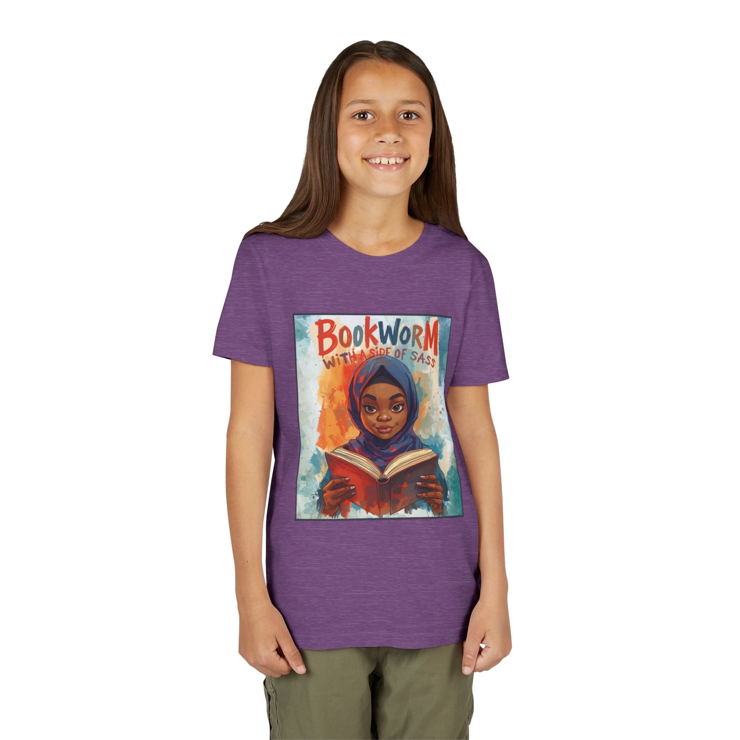 Kids Bookworm Sass Tee, Fun T-Shirt for Young Readers, Gift for Book Lovers, Back to School Apparel, Cute Kid's Graphic Tee