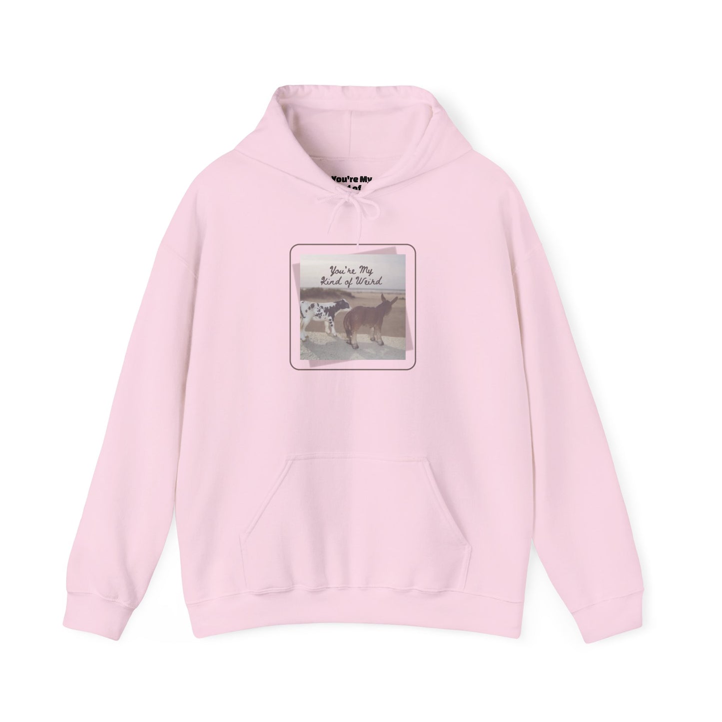 Cozy Fleece Hoodie with Three-Panel Design, Animal Lover Gift, Casual Wear, Graphic Sweatshirt, Winter Apparel