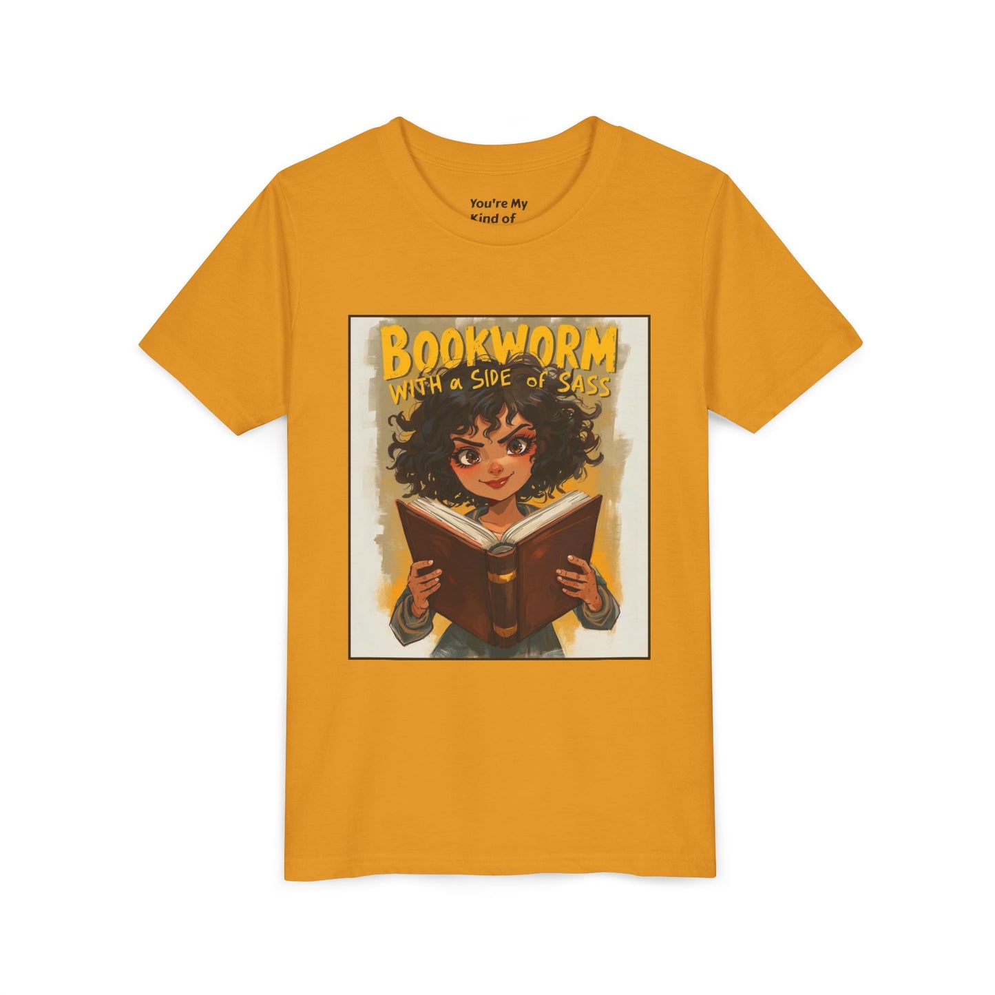 Kids Bookworm Sass Tee, Fun T-Shirt for Young Readers, Gift for Book Lovers, Back to School Apparel, Cute Kid's Graphic Tee