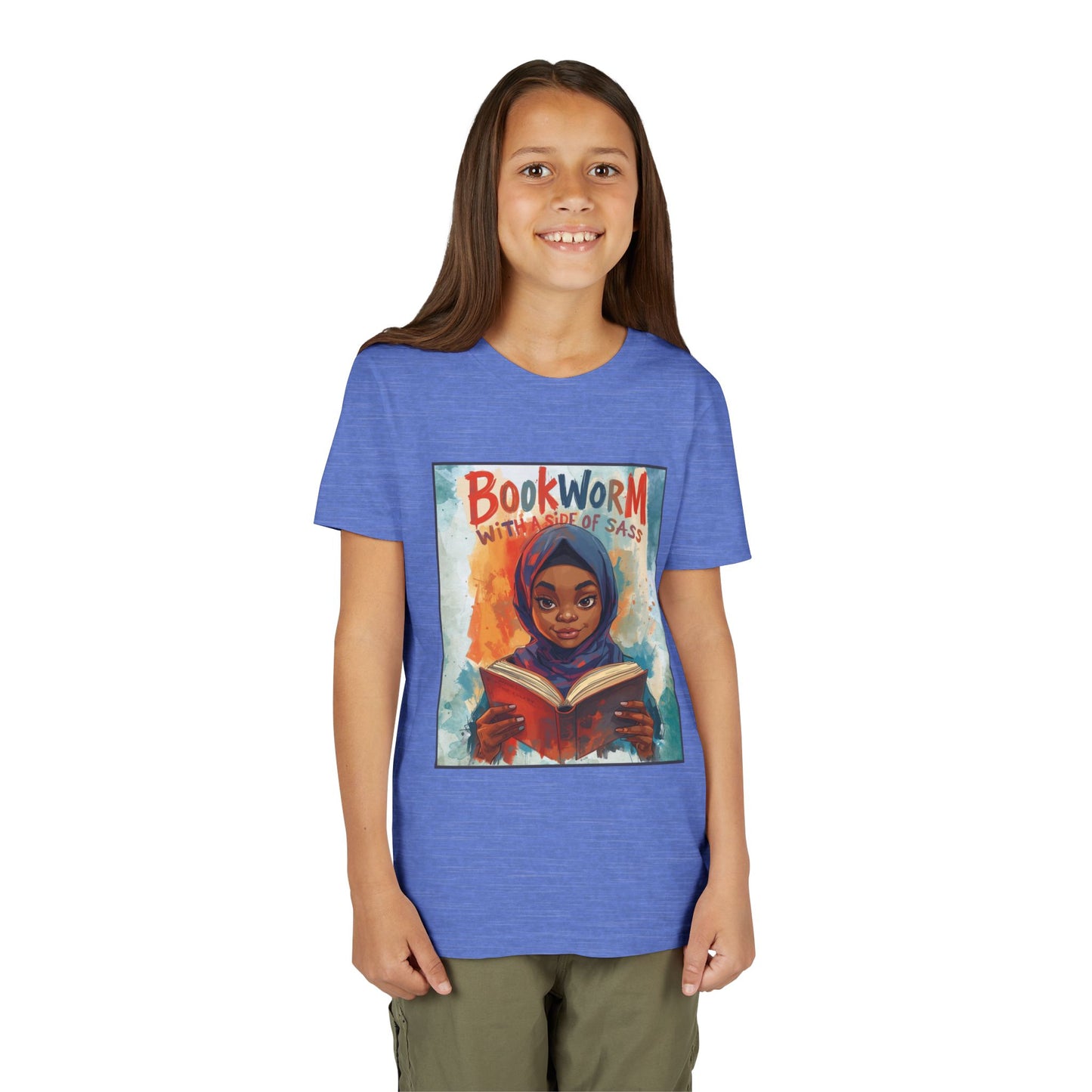 Kids Bookworm Sass Tee, Fun T-Shirt for Young Readers, Gift for Book Lovers, Back to School Apparel, Cute Kid's Graphic Tee