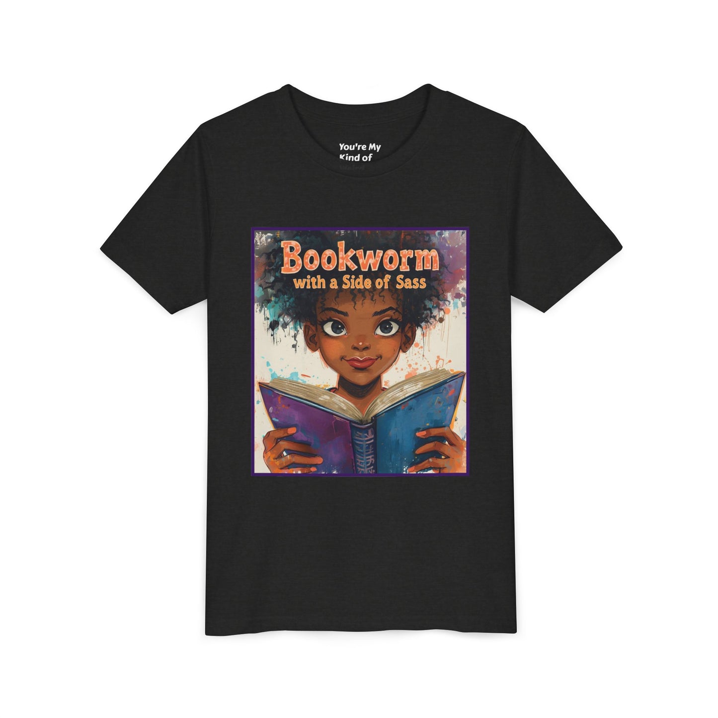 Kids Bookworm Sass Tee, Fun T-Shirt for Young Readers, Gift for Book Lovers, Back to School Apparel, Cute Kid's Graphic Tee