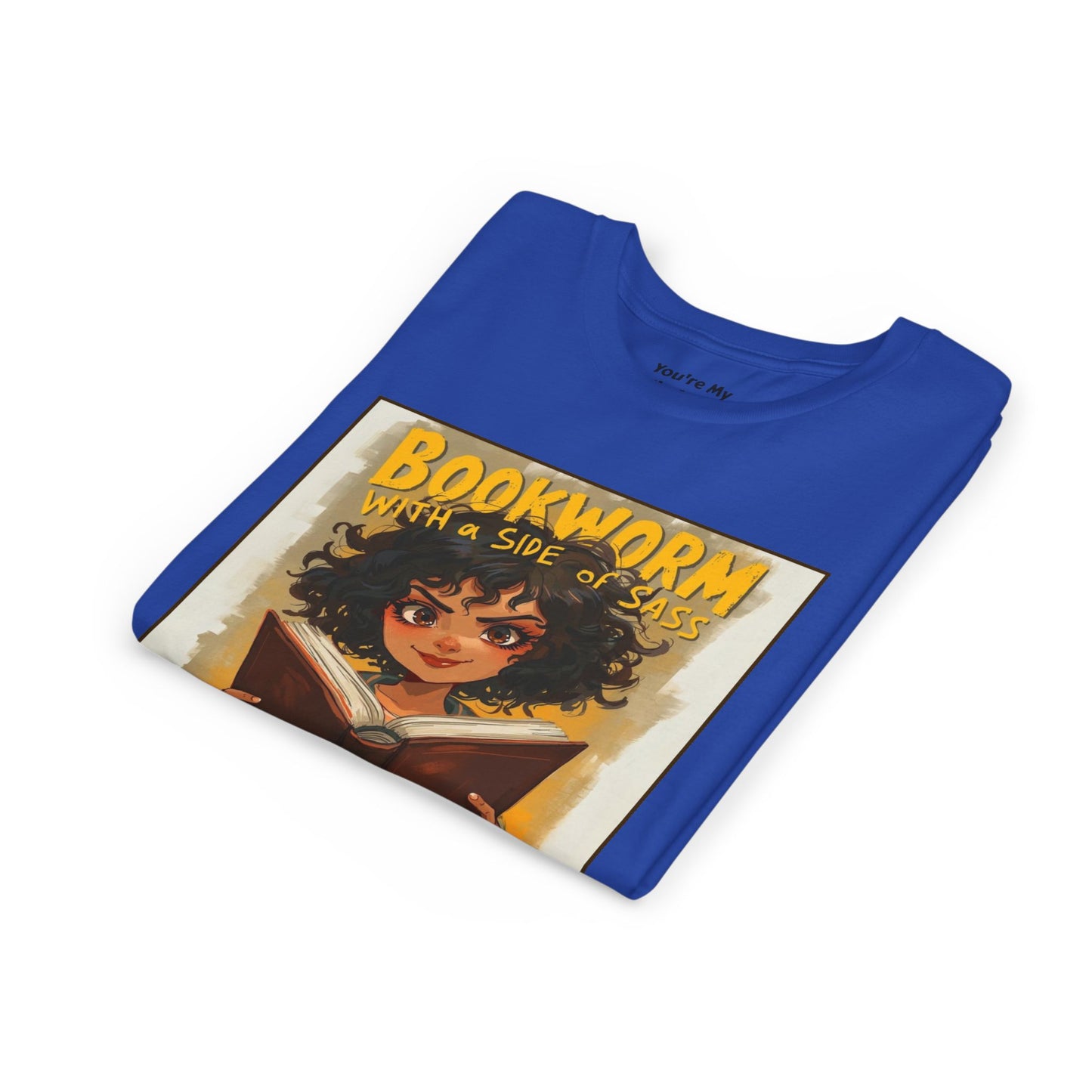 Kids Bookworm Sass Tee, Fun T-Shirt for Young Readers, Gift for Book Lovers, Back to School Apparel, Cute Kid's Graphic Tee