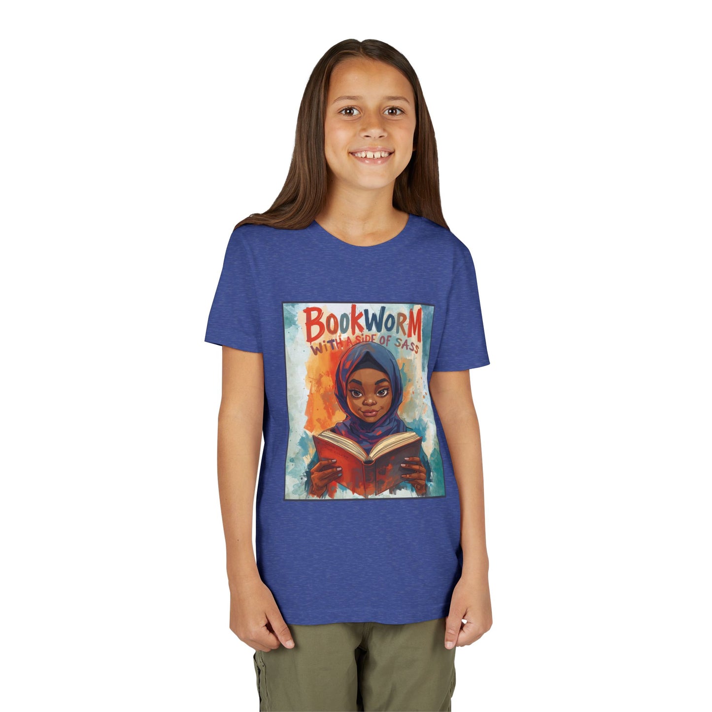 Kids Bookworm Sass Tee, Fun T-Shirt for Young Readers, Gift for Book Lovers, Back to School Apparel, Cute Kid's Graphic Tee