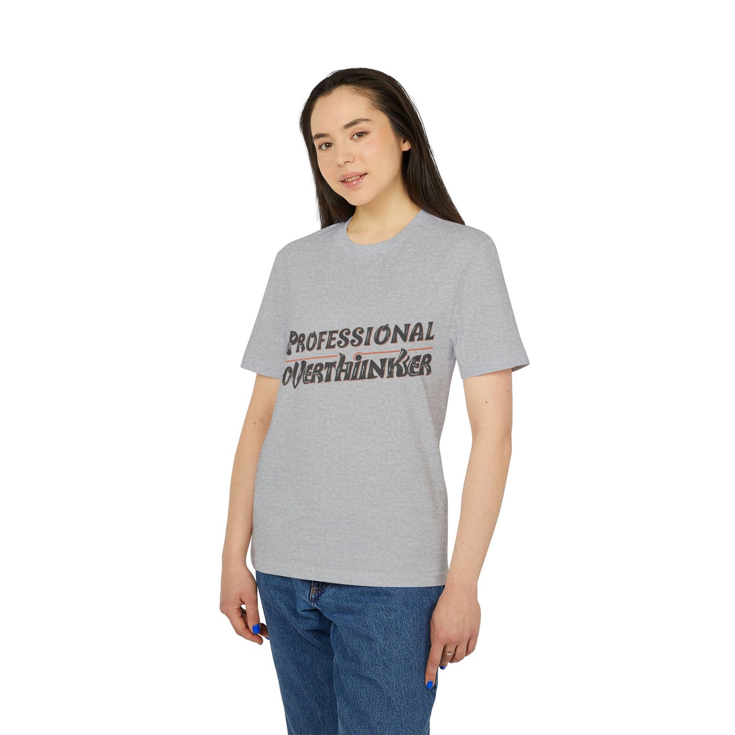 Professional Overthinker Unisex T-shirt, Creative Humor Tee, Gift for Thinkers, Casual Wear, Perfect for Birthdays, Friends, Relaxed Style