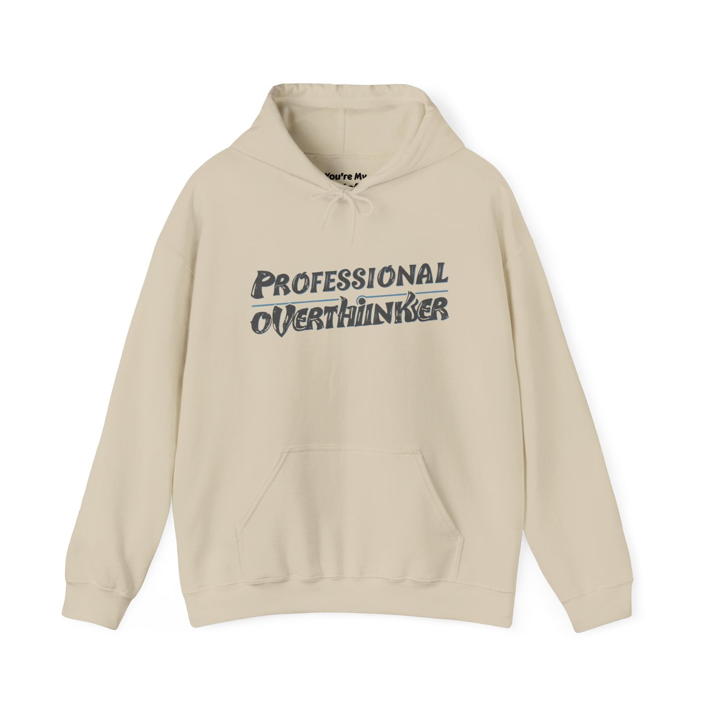 Professional Overthinker Hoodie, Cozy Sweatshirt for Mental Health Awareness, Gift for Overthinkers, Funny Casual Wear, Unisex Pullover