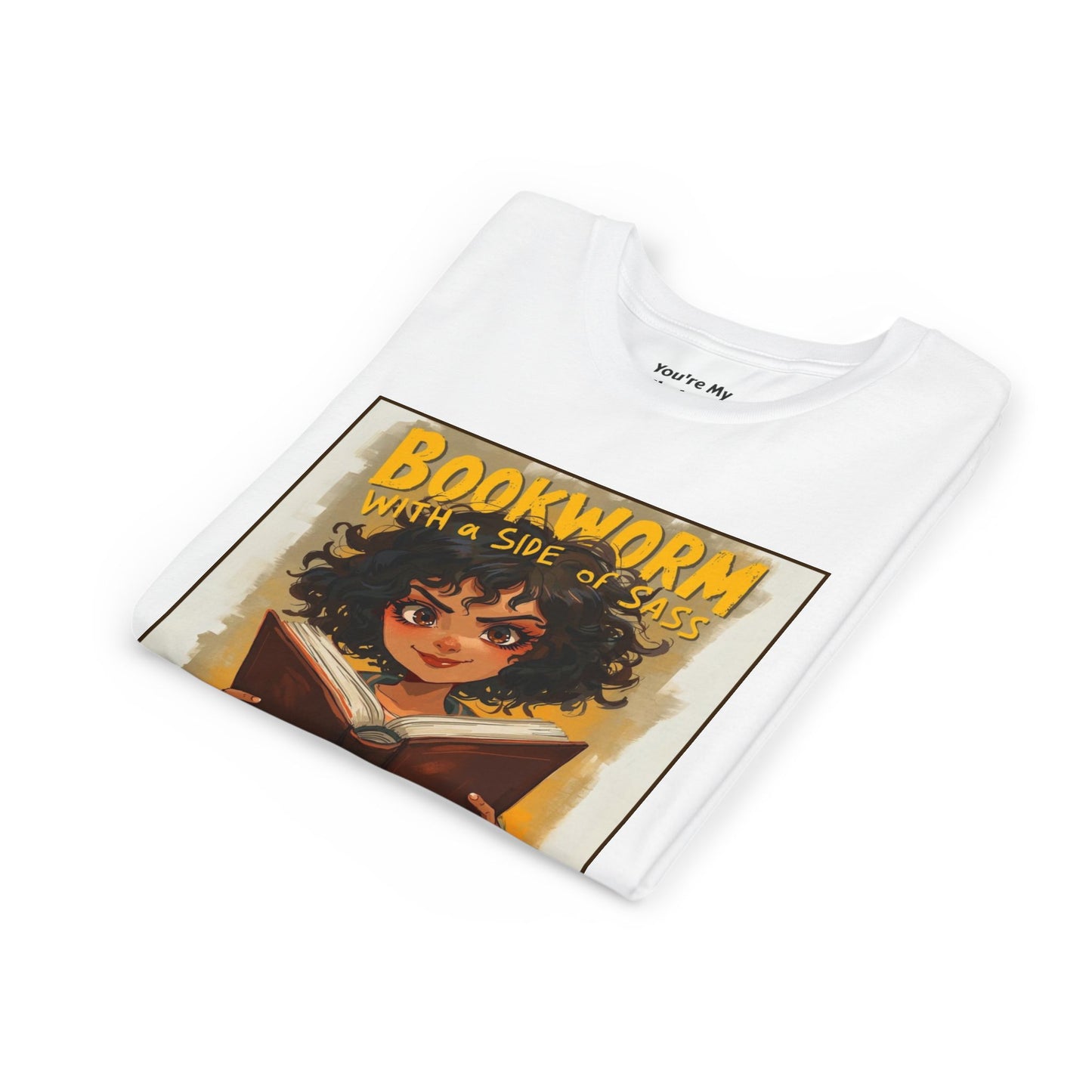 Kids Bookworm Sass Tee, Fun T-Shirt for Young Readers, Gift for Book Lovers, Back to School Apparel, Cute Kid's Graphic Tee