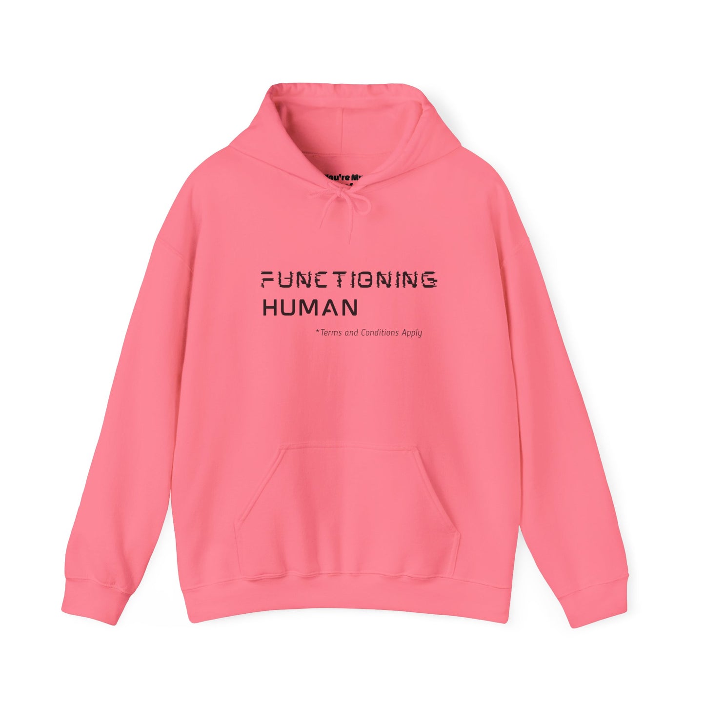 Functioning Human Hoodie – Funny Unisex Heavy Blend™ Sweatshirt, Cozy Cotton-Poly Blend, Casual Gift