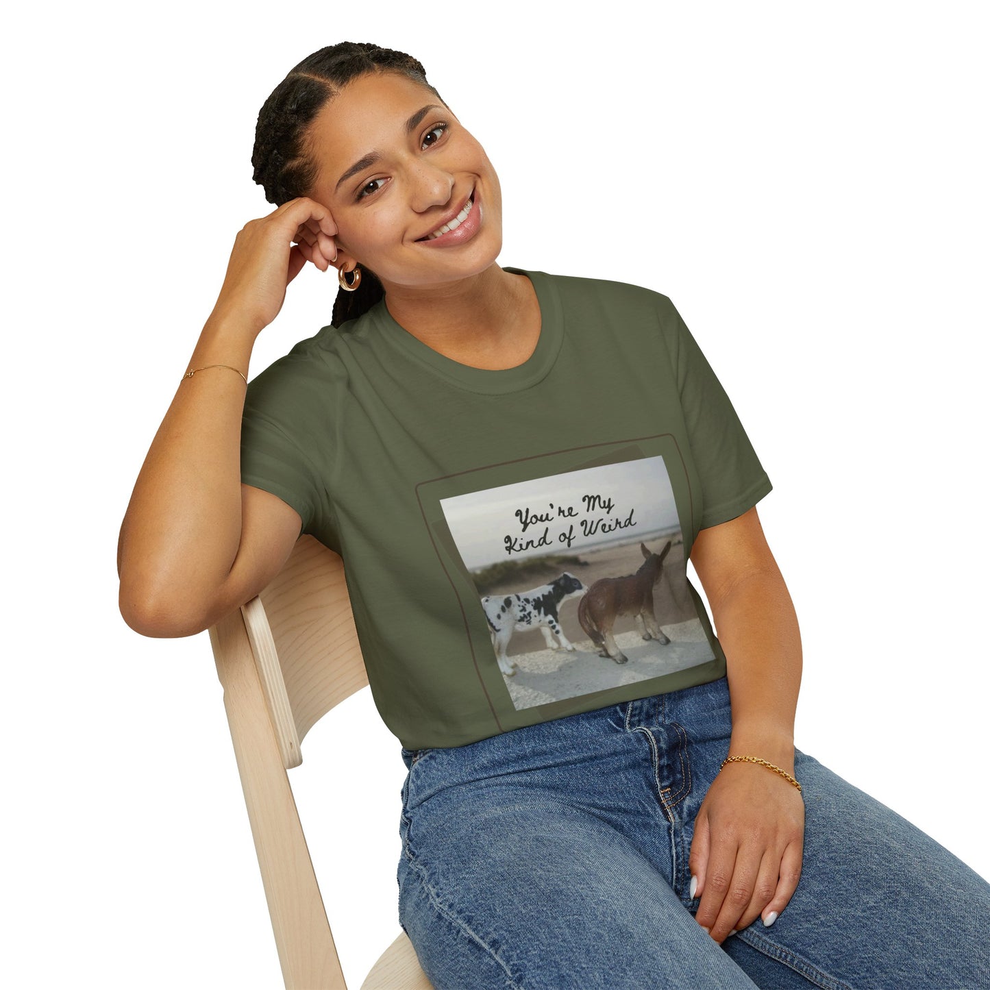 You're My Kind of Weird T-shirt, Fun Gift for Friends, Casual Wear, Eco-Friendly Clothing