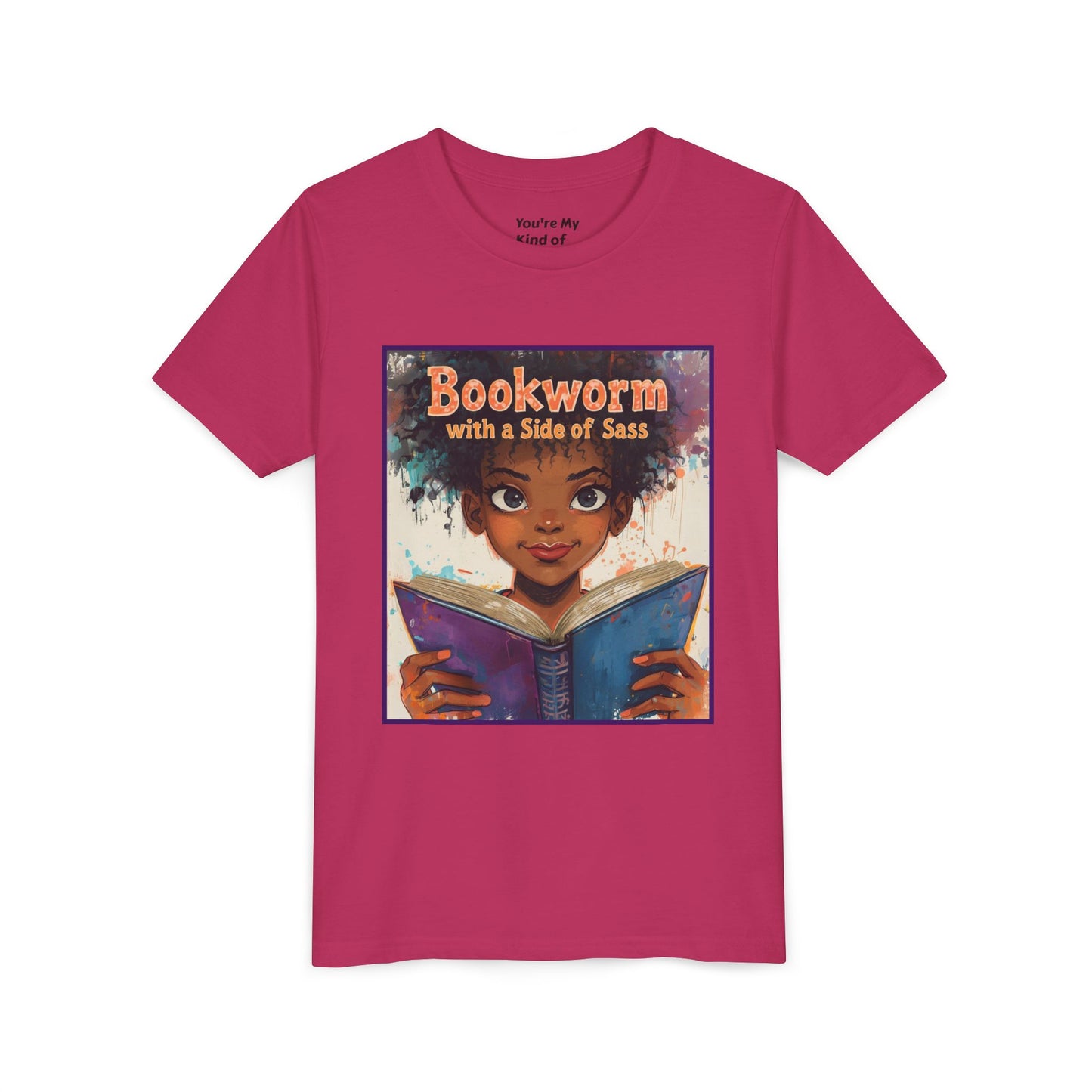 Kids Bookworm Sass Tee, Fun T-Shirt for Young Readers, Gift for Book Lovers, Back to School Apparel, Cute Kid's Graphic Tee