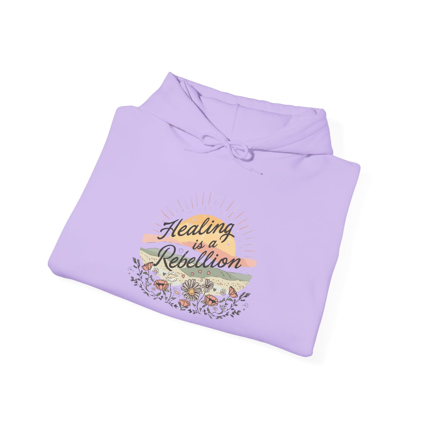 Healing is a Rebellion Unisex Hoodie, Affirmation Wear
