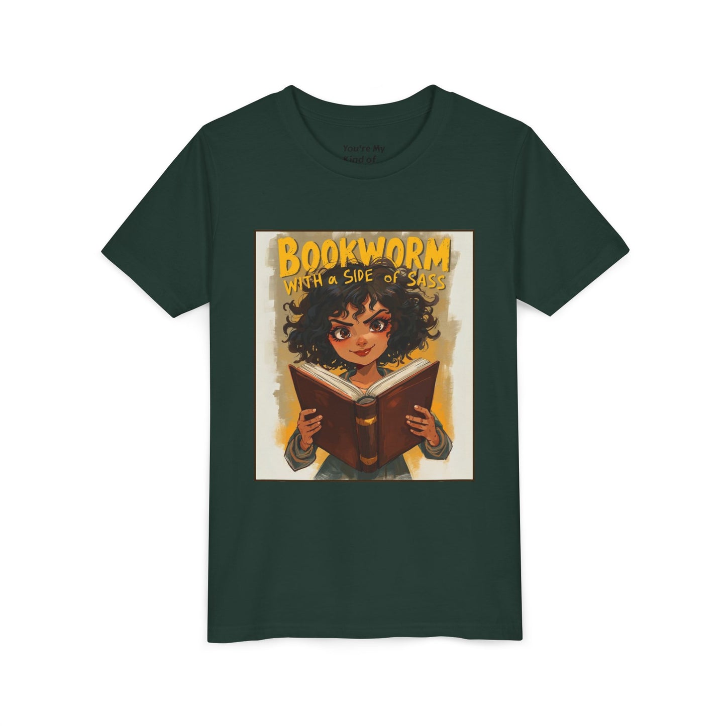 Kids Bookworm Sass Tee, Fun T-Shirt for Young Readers, Gift for Book Lovers, Back to School Apparel, Cute Kid's Graphic Tee