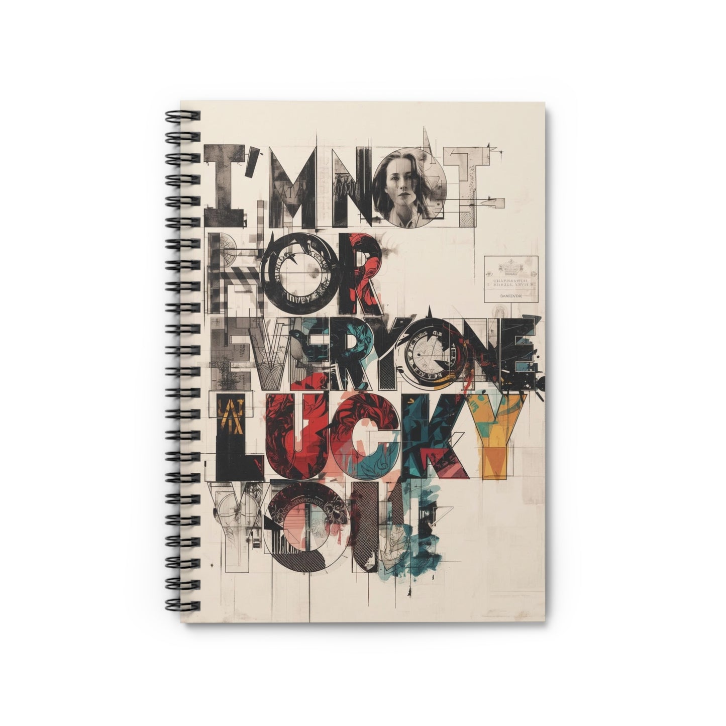 Creative Spiral Notebook for Unique Souls, Journal for Artists, Gift for Students, Sketchbook for Dreamers, Stationery for Writers