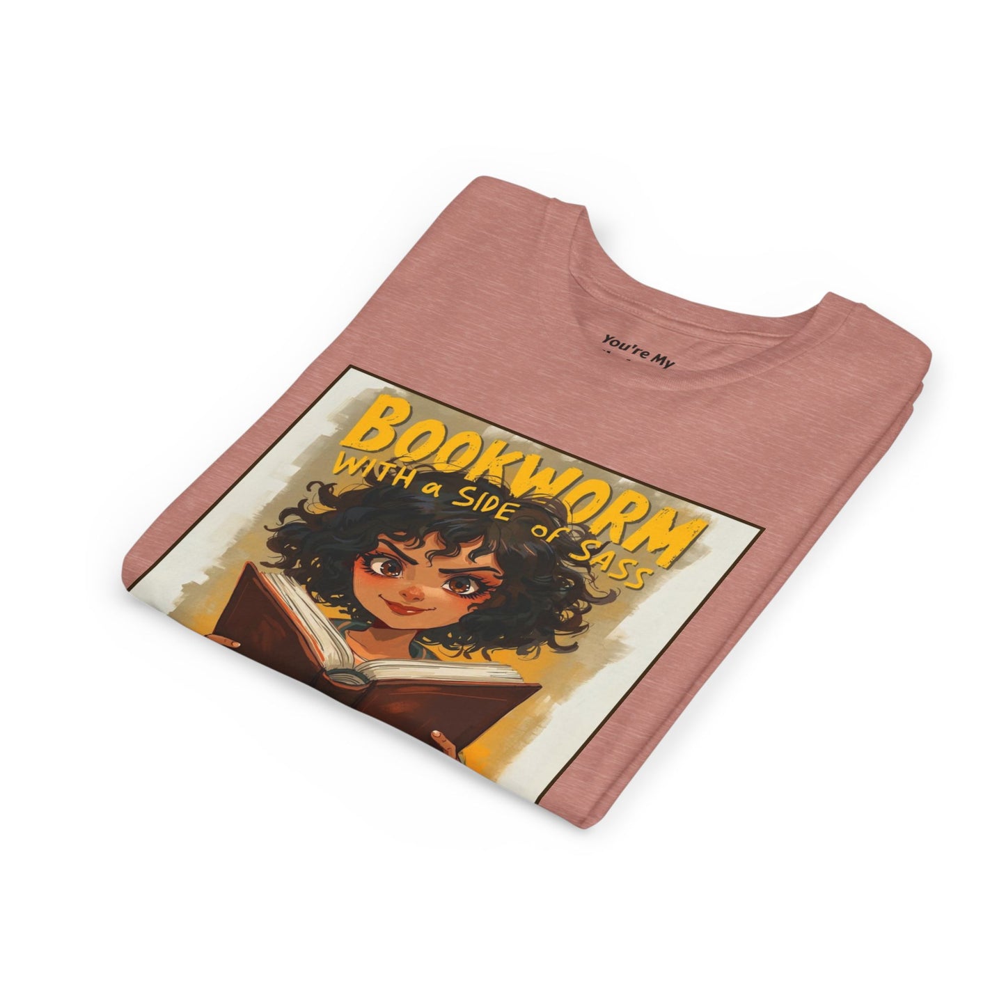 Kids Bookworm Sass Tee, Fun T-Shirt for Young Readers, Gift for Book Lovers, Back to School Apparel, Cute Kid's Graphic Tee