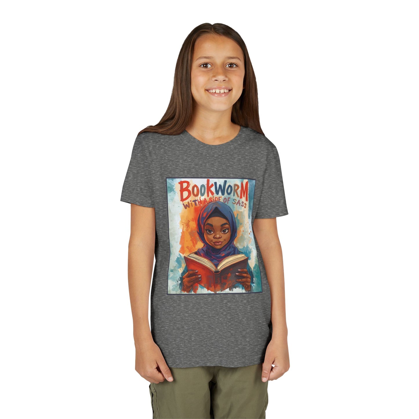Kids Bookworm Sass Tee, Fun T-Shirt for Young Readers, Gift for Book Lovers, Back to School Apparel, Cute Kid's Graphic Tee
