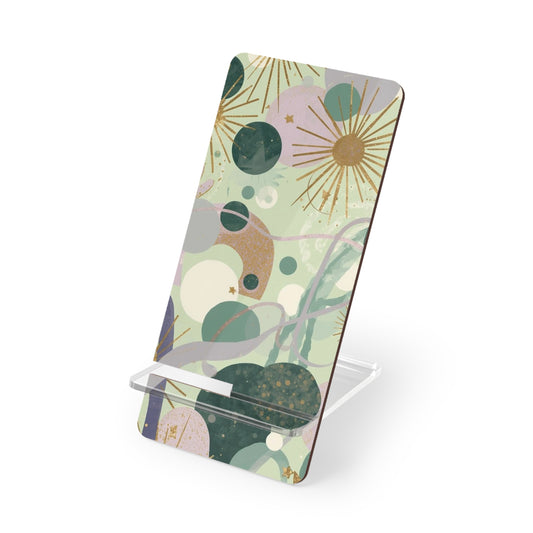 Dopamine Abstract Botanical Pattern Mobile Display Stand for Smartphones - You're My Kind of Weird