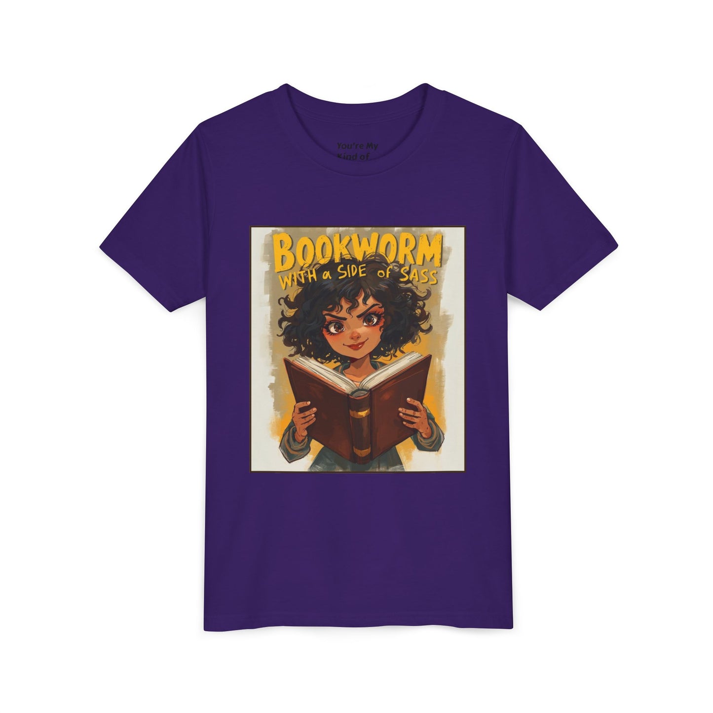 Kids Bookworm Sass Tee, Fun T-Shirt for Young Readers, Gift for Book Lovers, Back to School Apparel, Cute Kid's Graphic Tee