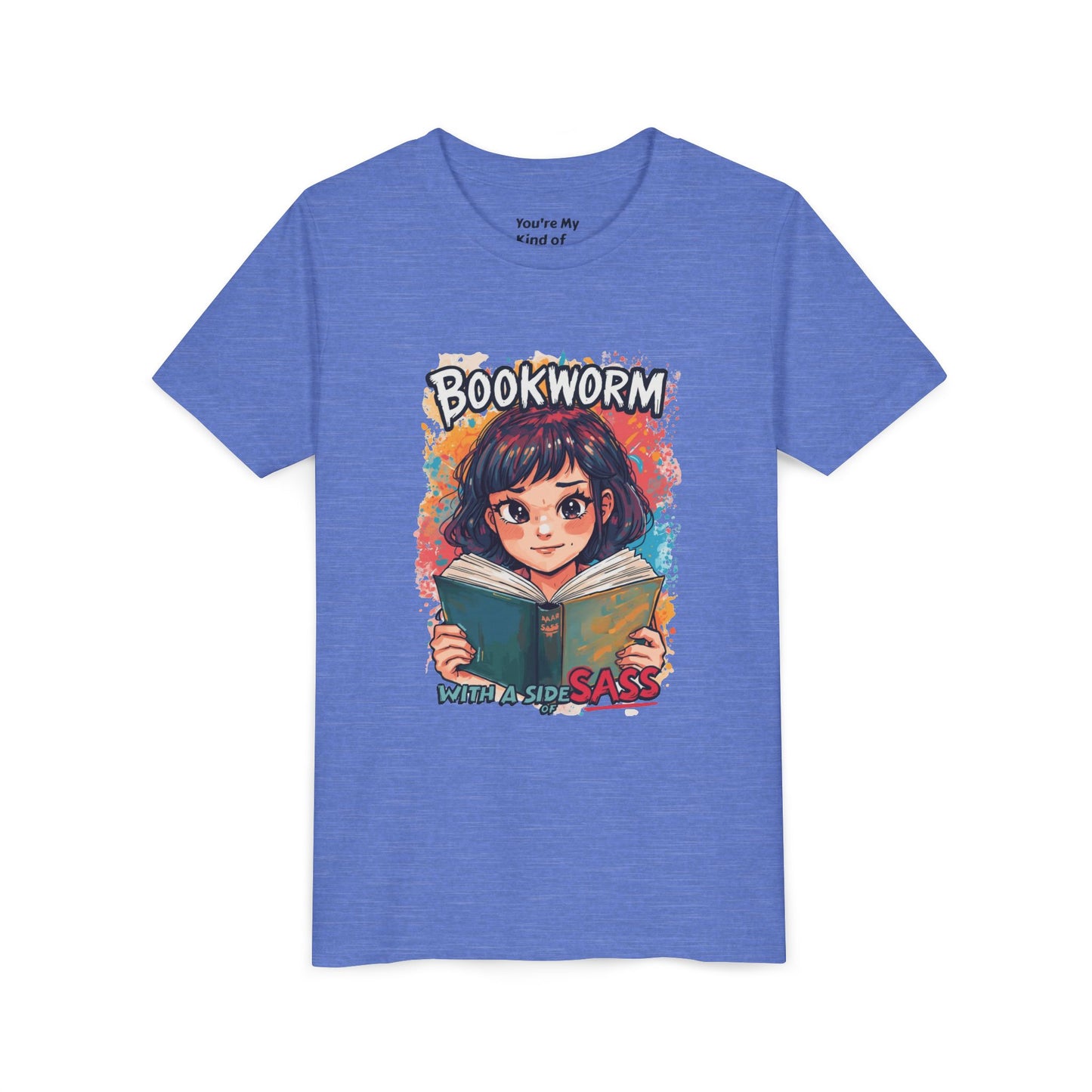 Kids Bookworm Sass Tee, Fun T-Shirt for Young Readers, Gift for Book Lovers, Back to School Apparel, Cute Kid's Graphic Tee