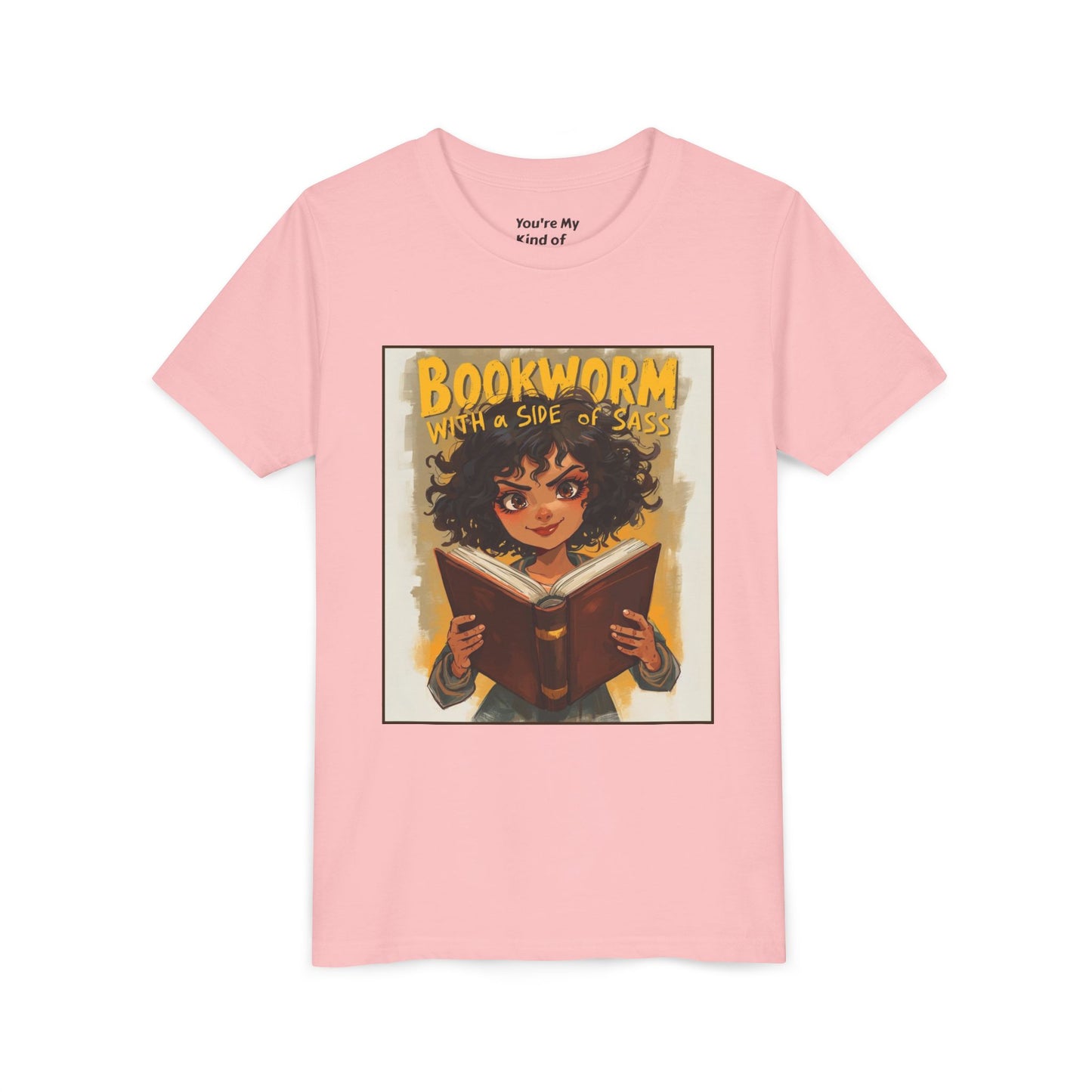 Kids Bookworm Sass Tee, Fun T-Shirt for Young Readers, Gift for Book Lovers, Back to School Apparel, Cute Kid's Graphic Tee