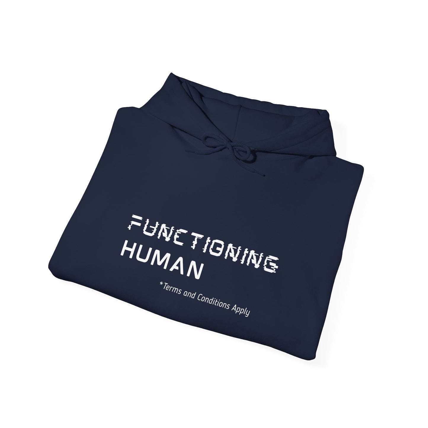 Functioning Human Hoodie – Funny Unisex Heavy Blend™ Sweatshirt, Cozy Cotton-Poly Blend, Casual Gift