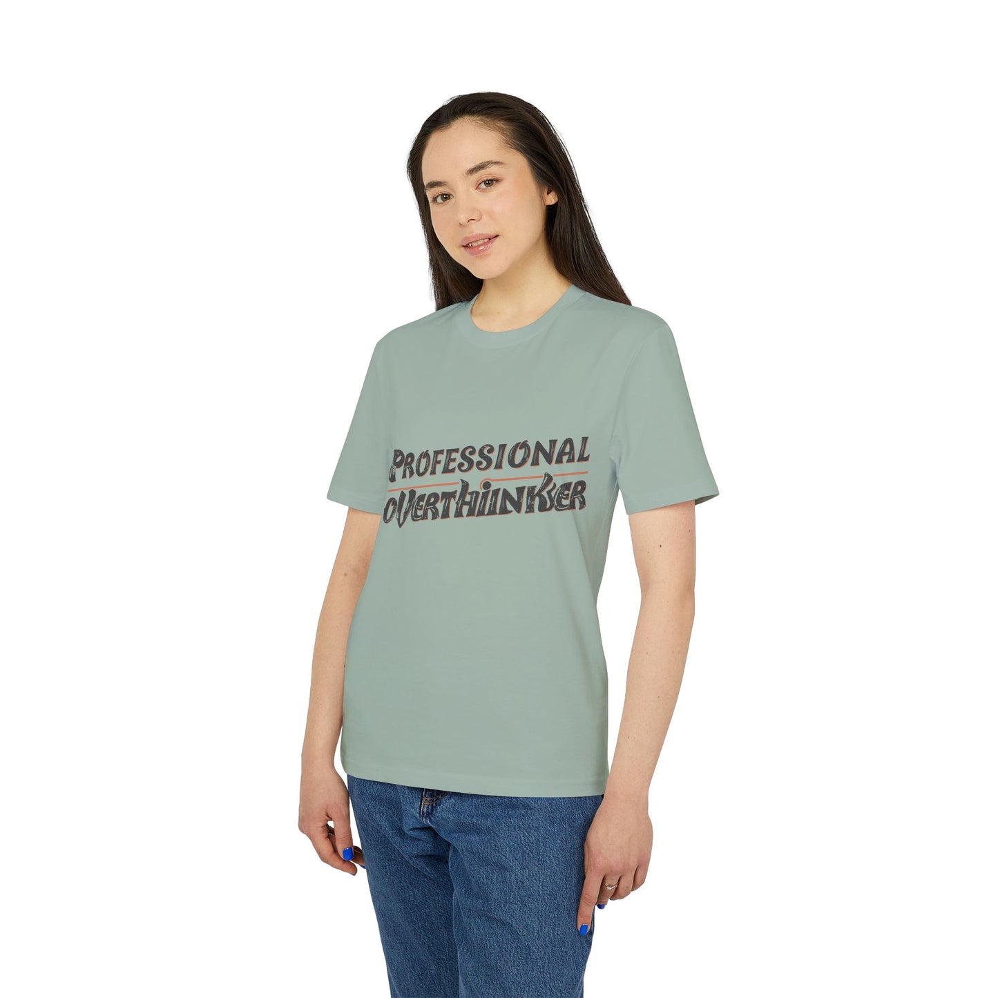 Professional Overthinker Unisex T-shirt, Creative Humor Tee, Gift for Thinkers, Casual Wear, Perfect for Birthdays, Friends, Relaxed Style