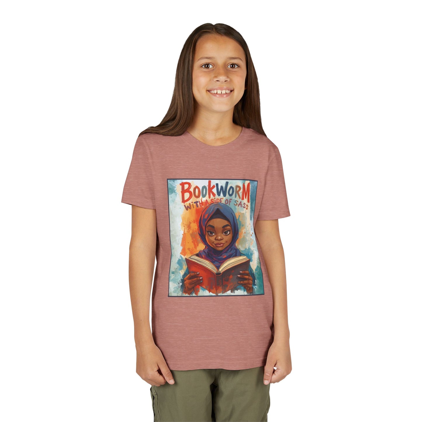 Kids Bookworm Sass Tee, Fun T-Shirt for Young Readers, Gift for Book Lovers, Back to School Apparel, Cute Kid's Graphic Tee