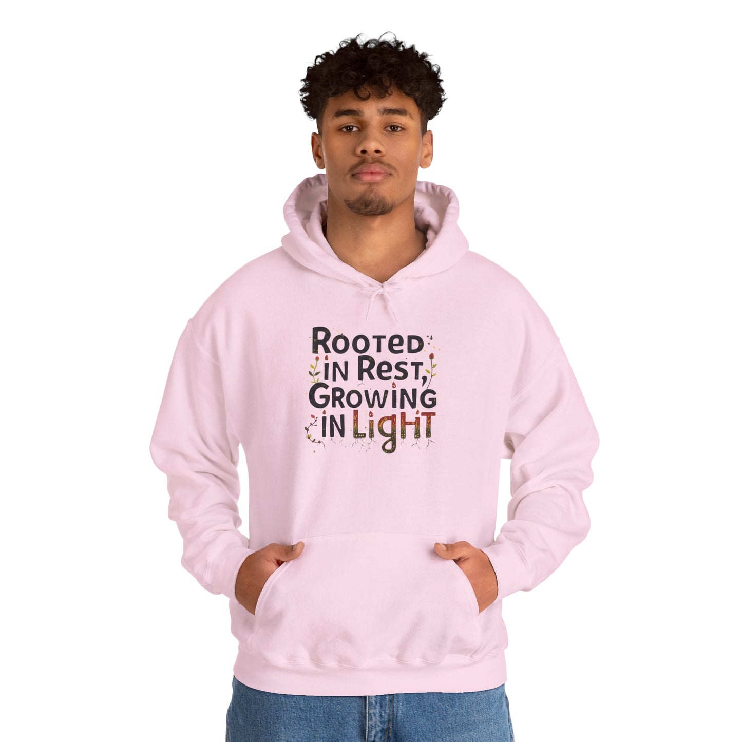 Rooted in Rest, Growing in Light Hoodie | Cozy Kwanzaa Sweatshirt - You're My Kind of Weird