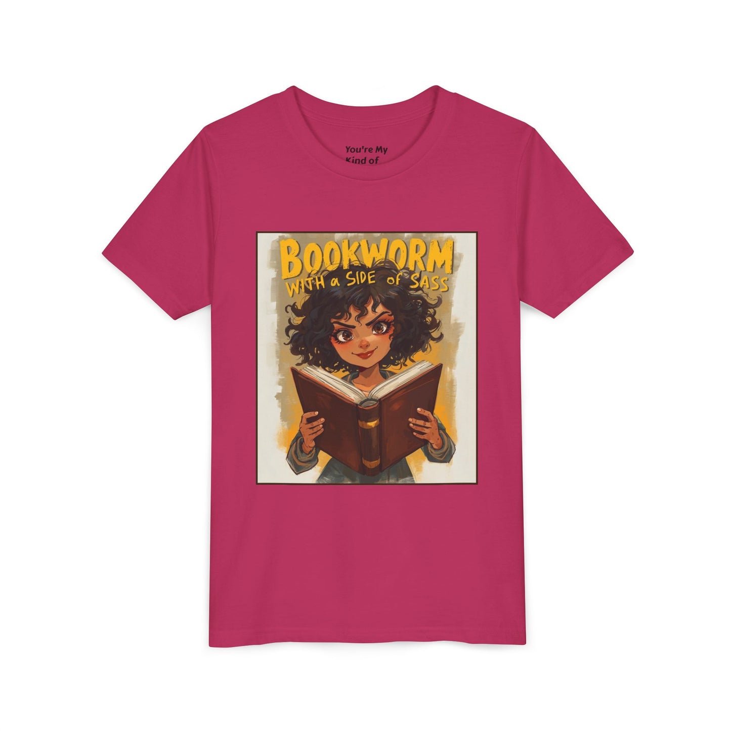 Kids Bookworm Sass Tee, Fun T-Shirt for Young Readers, Gift for Book Lovers, Back to School Apparel, Cute Kid's Graphic Tee