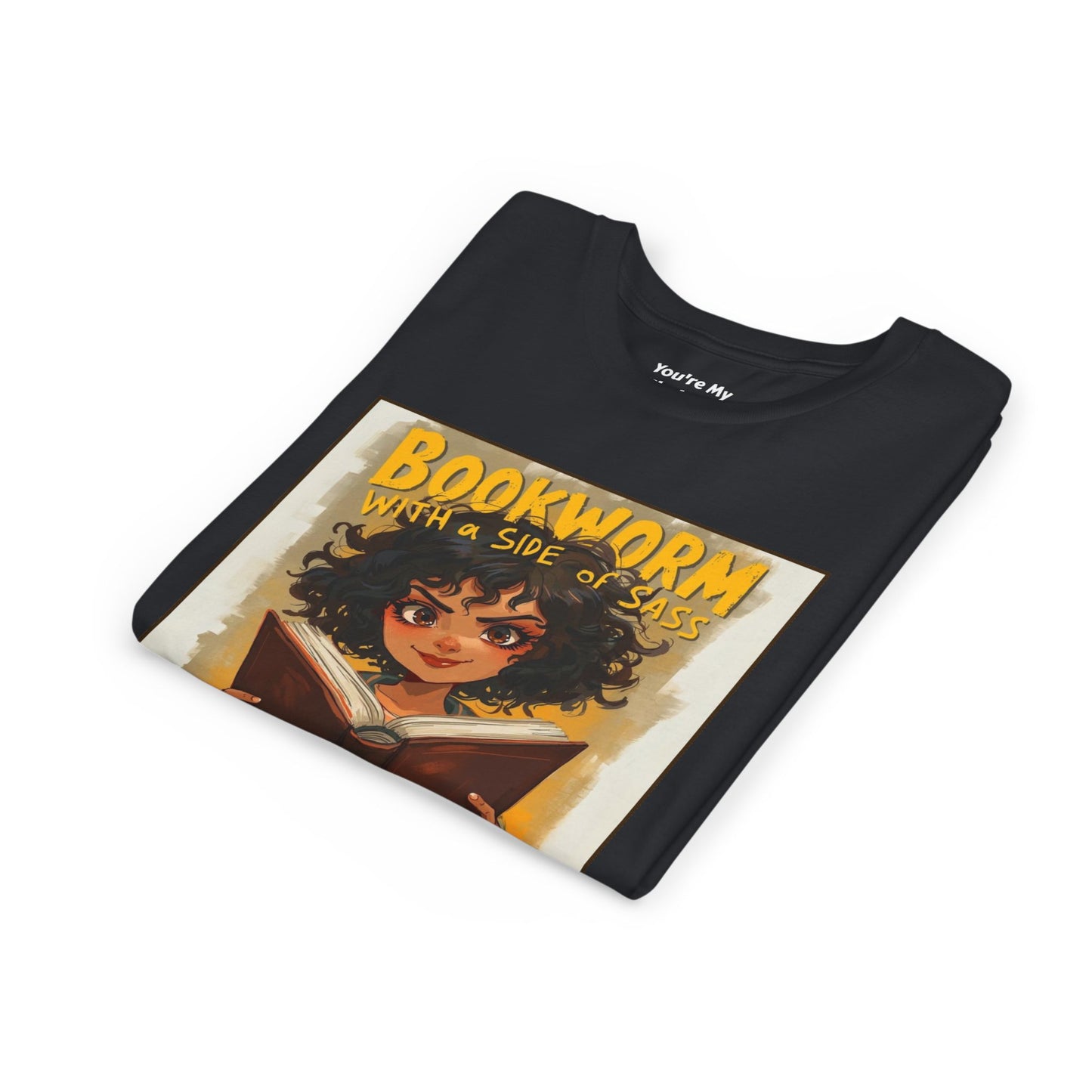 Kids Bookworm Sass Tee, Fun T-Shirt for Young Readers, Gift for Book Lovers, Back to School Apparel, Cute Kid's Graphic Tee