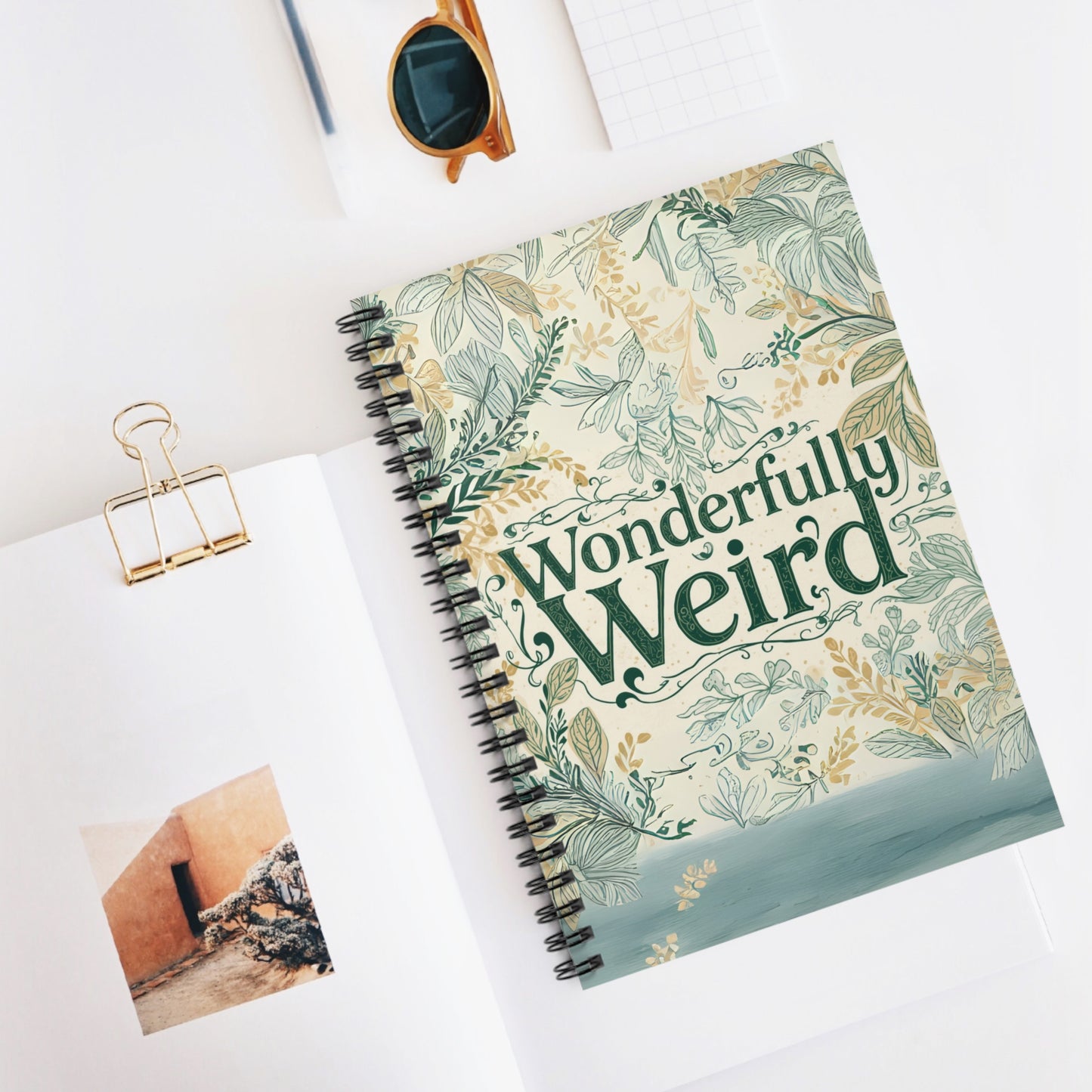 Wonderfully Weird Spiral Notebook | Quirky Journal for Creative Minds - You're My Kind of Weird Paper products