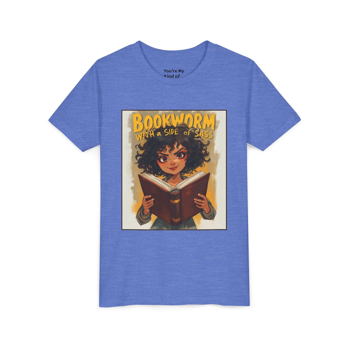 Kids Bookworm Sass Tee, Fun T-Shirt for Young Readers, Gift for Book Lovers, Back to School Apparel, Cute Kid's Graphic Tee