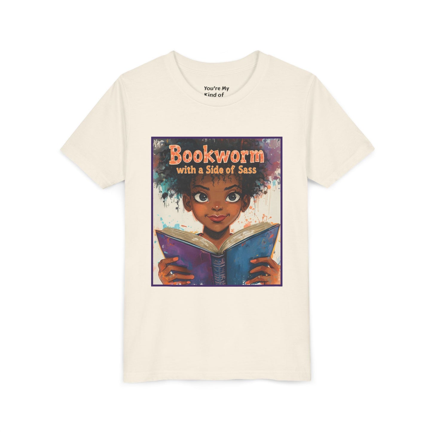 Kids Bookworm Sass Tee, Fun T-Shirt for Young Readers, Gift for Book Lovers, Back to School Apparel, Cute Kid's Graphic Tee
