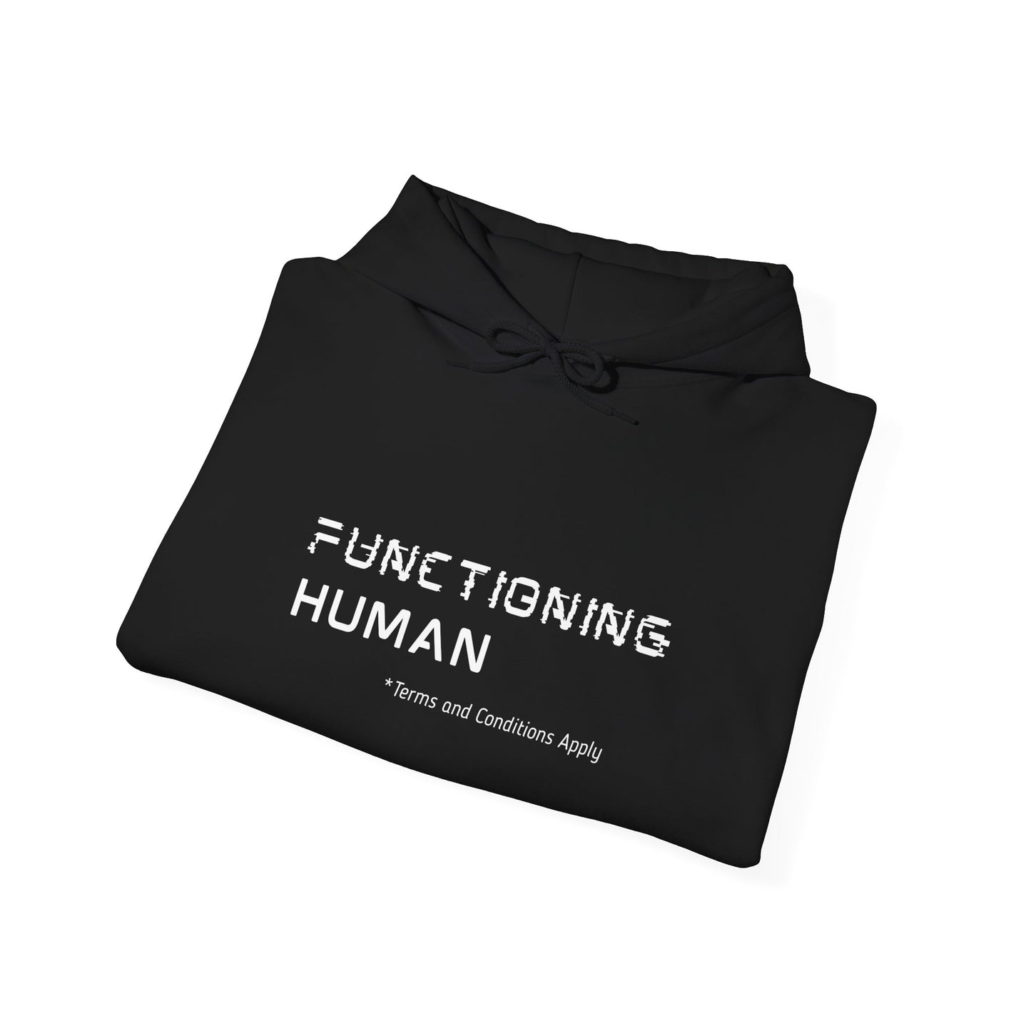 Functioning Human Hoodie – Funny Unisex Heavy Blend™ Sweatshirt, Cozy Cotton-Poly Blend, Casual Gift