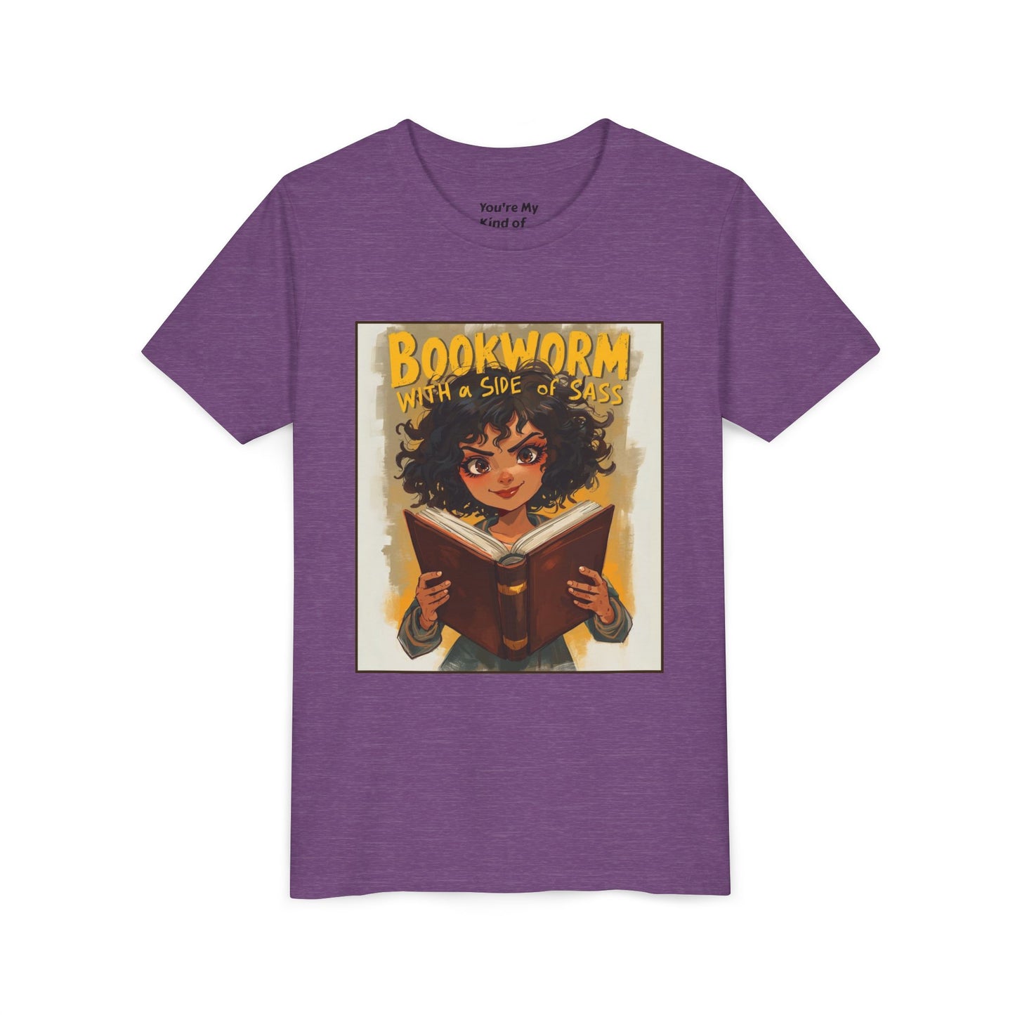 Kids Bookworm Sass Tee, Fun T-Shirt for Young Readers, Gift for Book Lovers, Back to School Apparel, Cute Kid's Graphic Tee