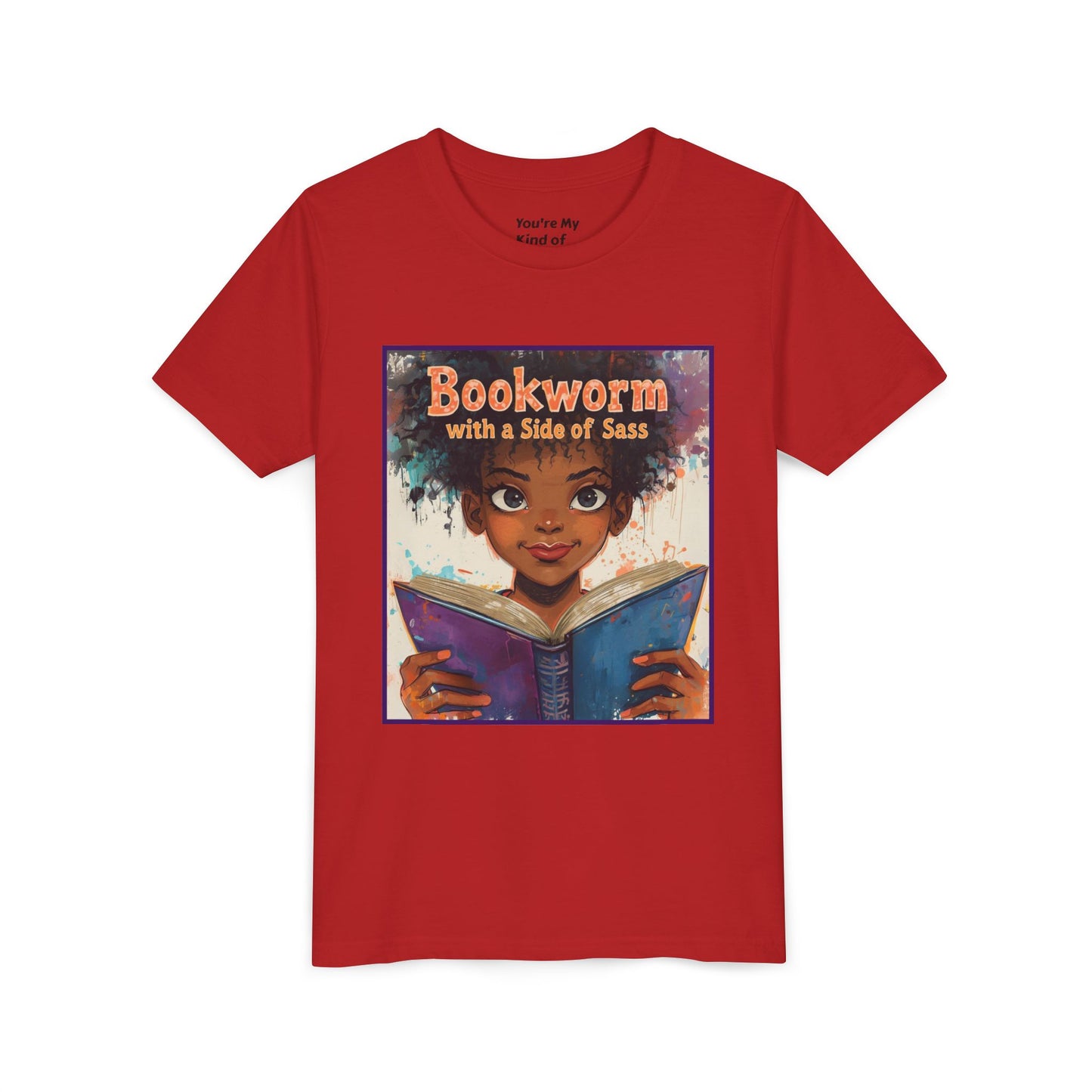Kids Bookworm Sass Tee, Fun T-Shirt for Young Readers, Gift for Book Lovers, Back to School Apparel, Cute Kid's Graphic Tee