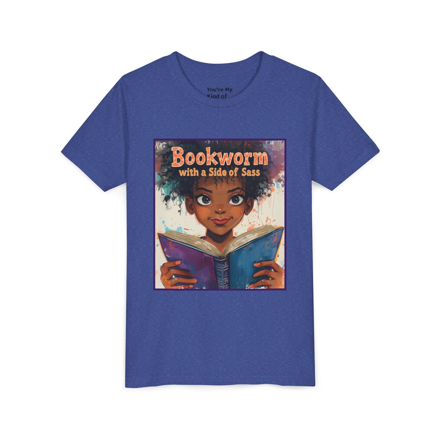 Kids Bookworm Sass Tee, Fun T-Shirt for Young Readers, Gift for Book Lovers, Back to School Apparel, Cute Kid's Graphic Tee
