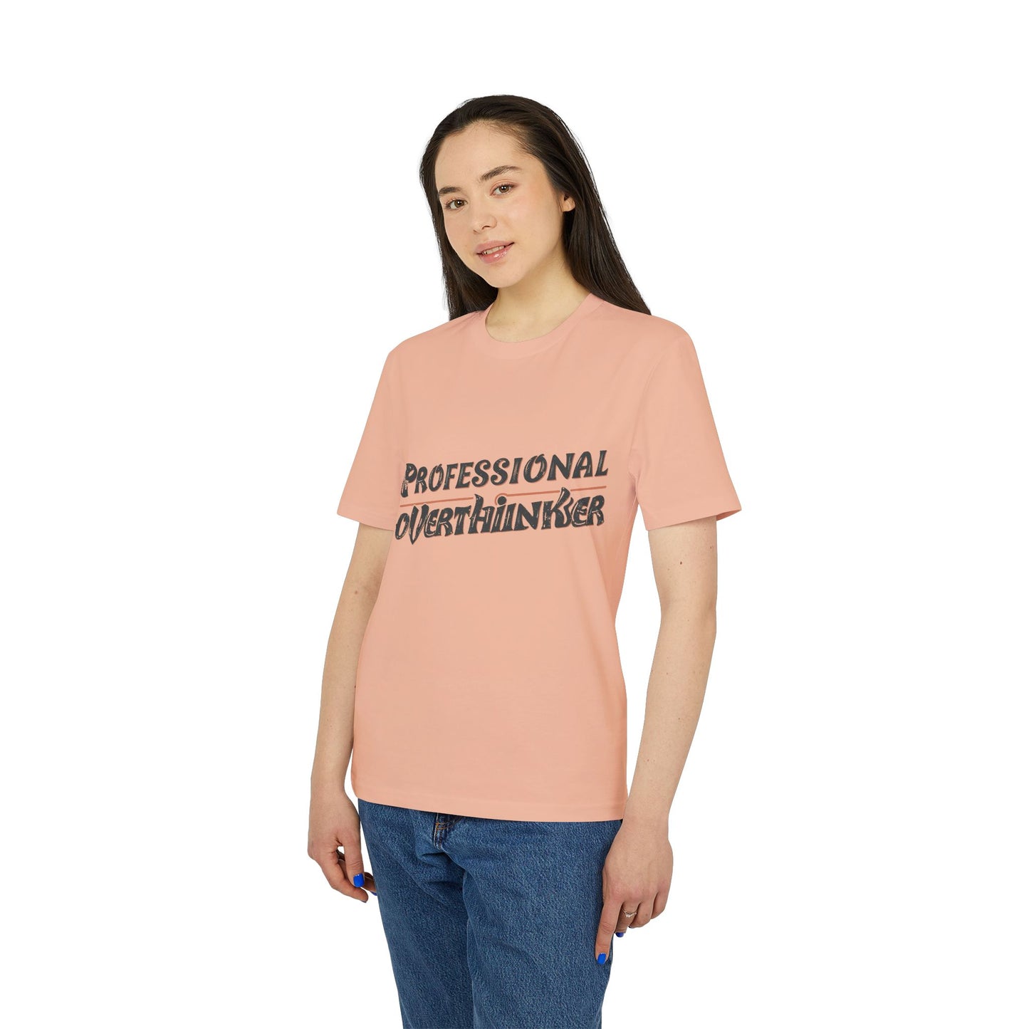 Professional Overthinker Unisex T-shirt, Creative Humor Tee, Gift for Thinkers, Casual Wear, Perfect for Birthdays, Friends, Relaxed Style
