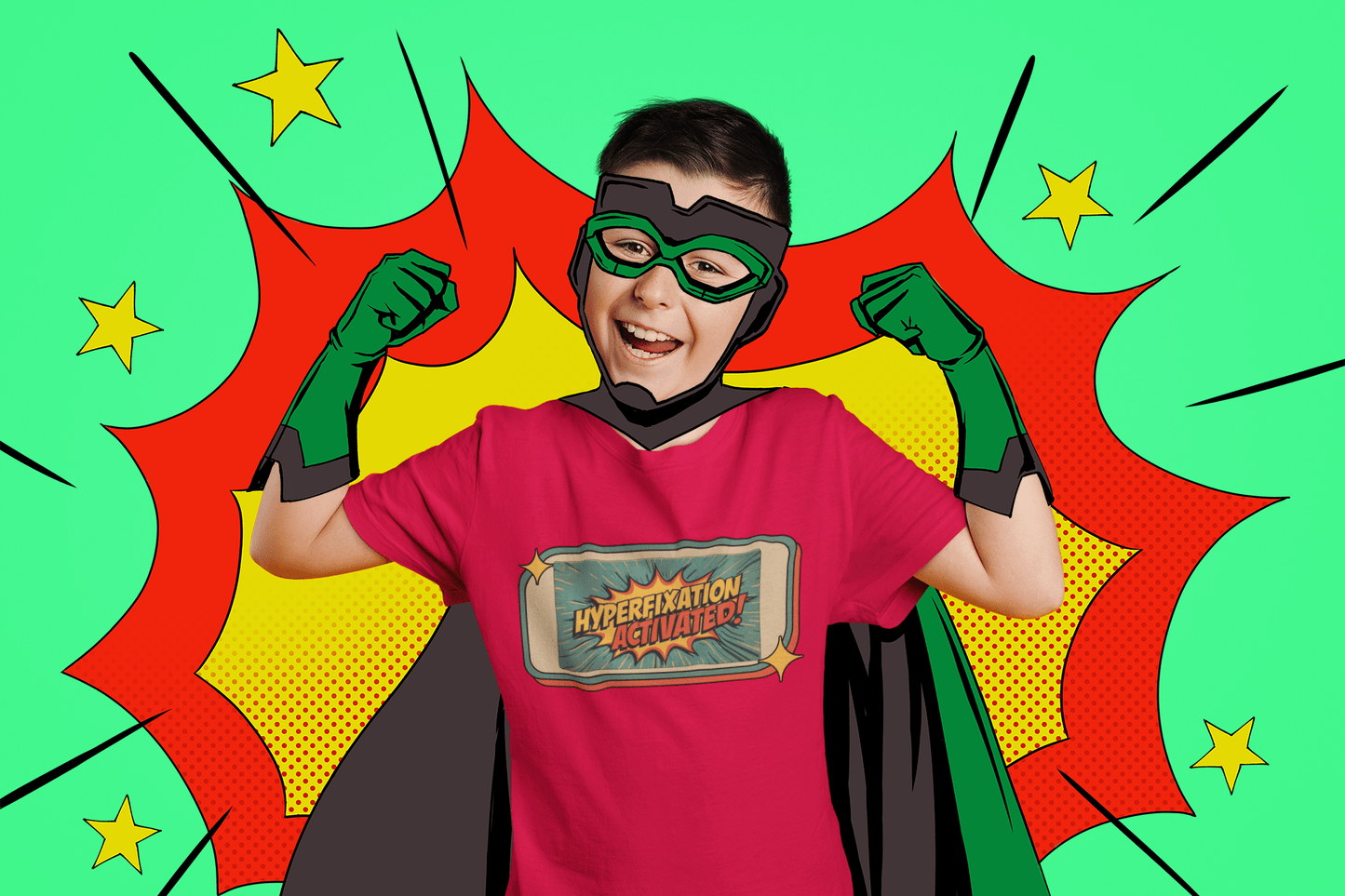 Hyperfixaction Activated Cool Kids Graphic Tee - You're My Kind of Weird Kids clothes